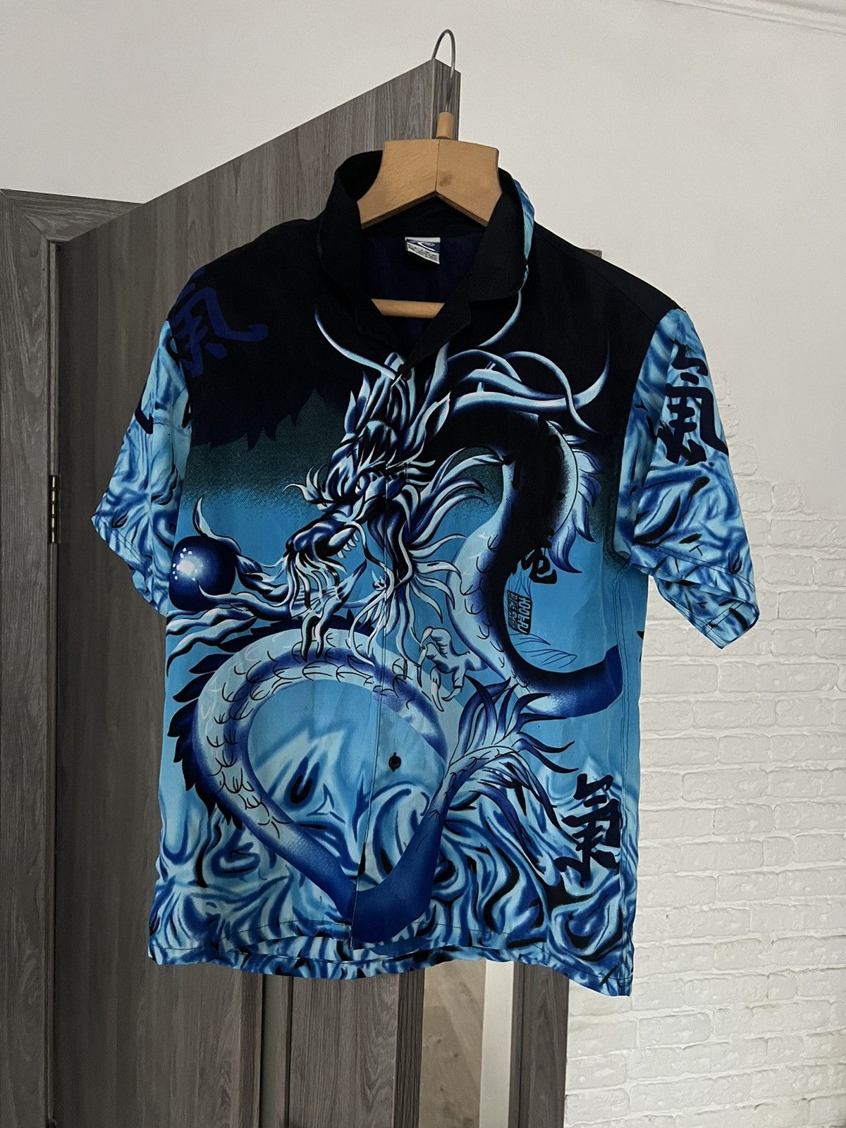 Japanese Brand × Vintage Pacific cliff Blue dragon shirts Size US XS / EU 42 / 0 - 1 Thumbnail