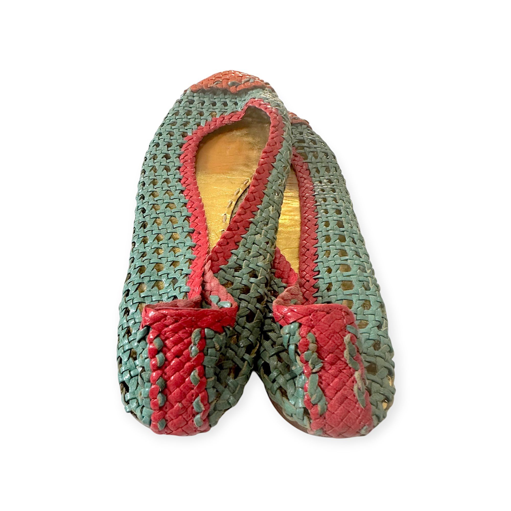Prada Prada SS2010 Limited Edition Woven Madras Leather Flats – Si Size US 9 / IT 39 - 6 Thumbnail