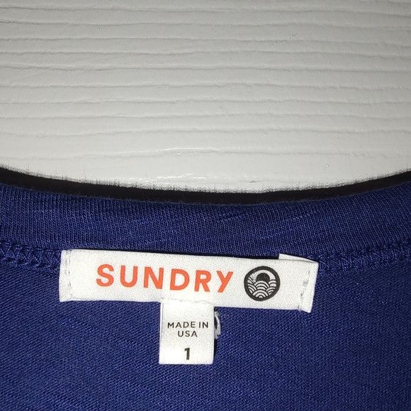 Anthropologie × Sundry Anthro Sundry navy sleeveless ruched tank dress S Size S / US 4 / IT 40 - 3 Thumbnail