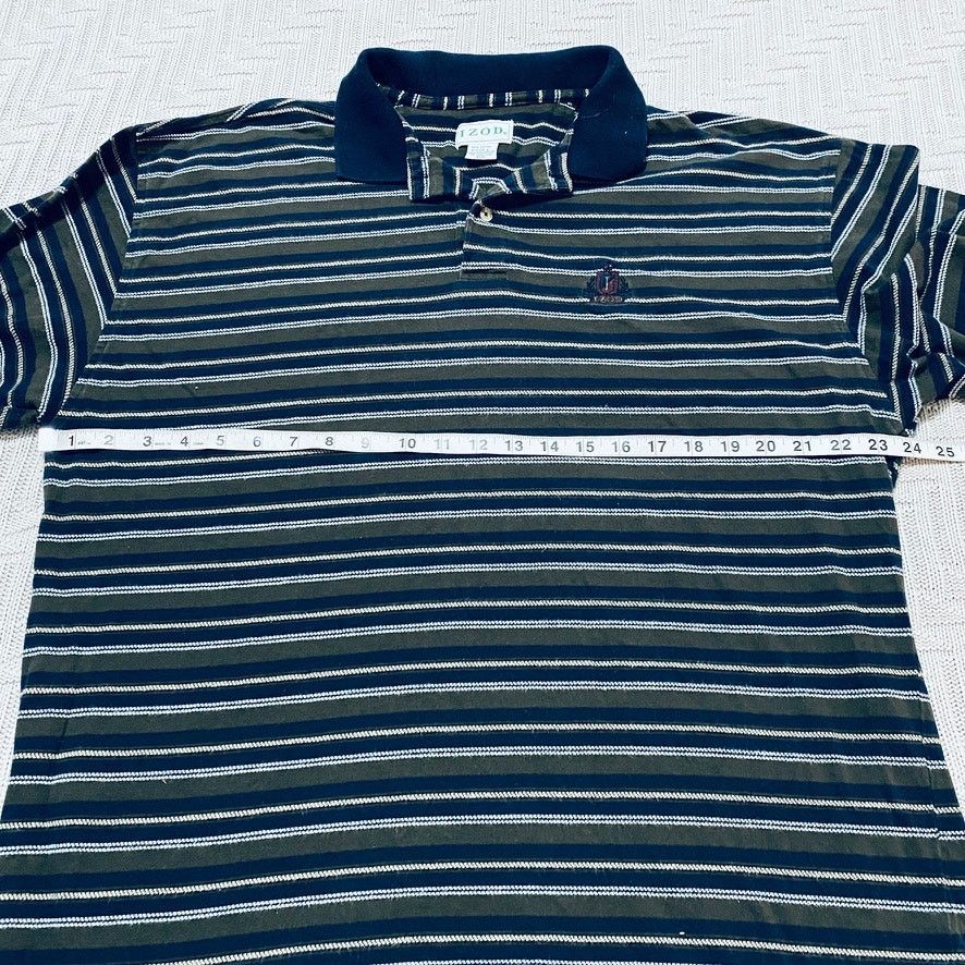 Izod Vintage Izod striped long sleeve polo Size US L / EU 52-54 / 3 - 5 Thumbnail