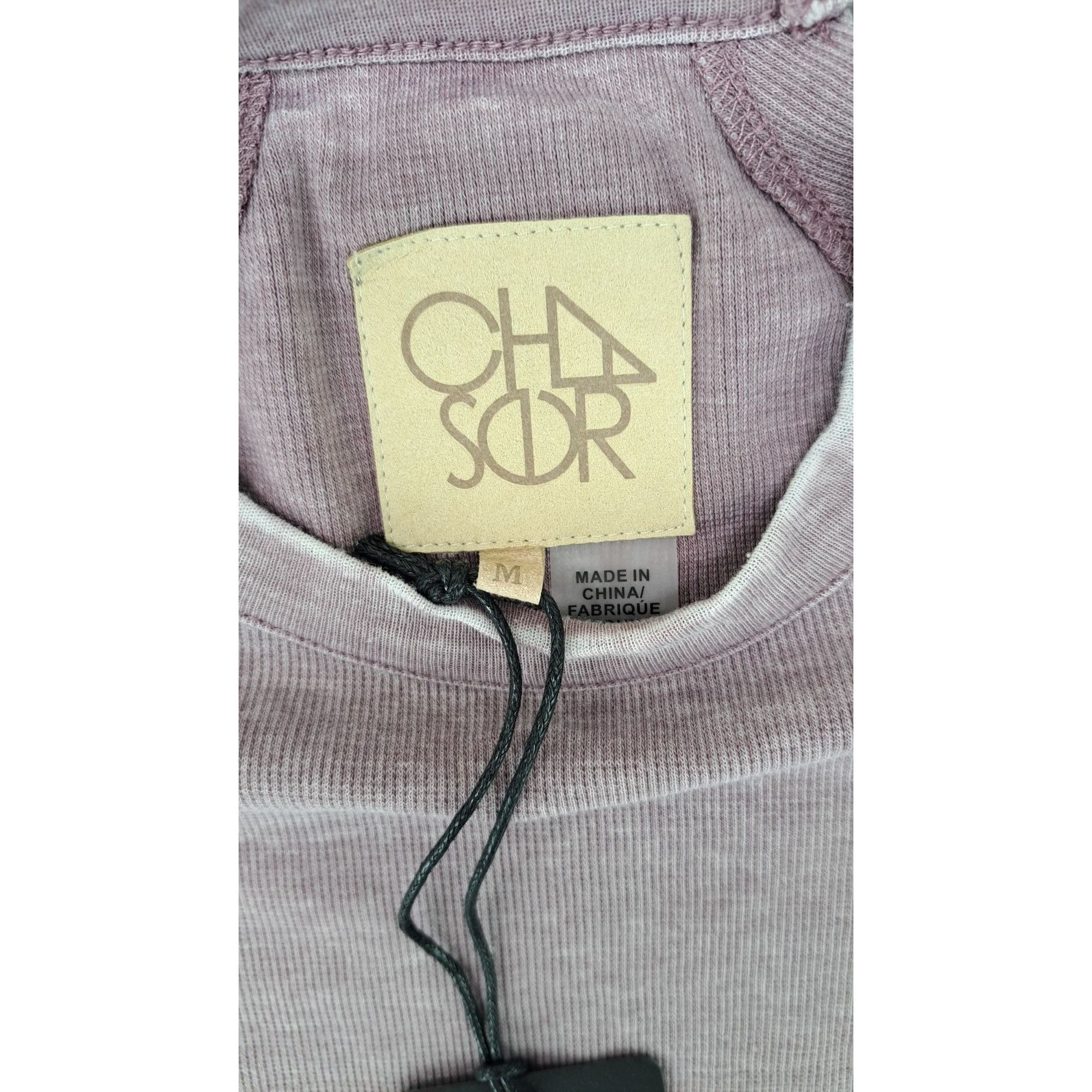 Chaser Brand Chaser Cold Shoulder Long Sleeve Ribbed Knit Soft Top Purple Size M / US 6-8 / IT 42-44 - 4 Thumbnail