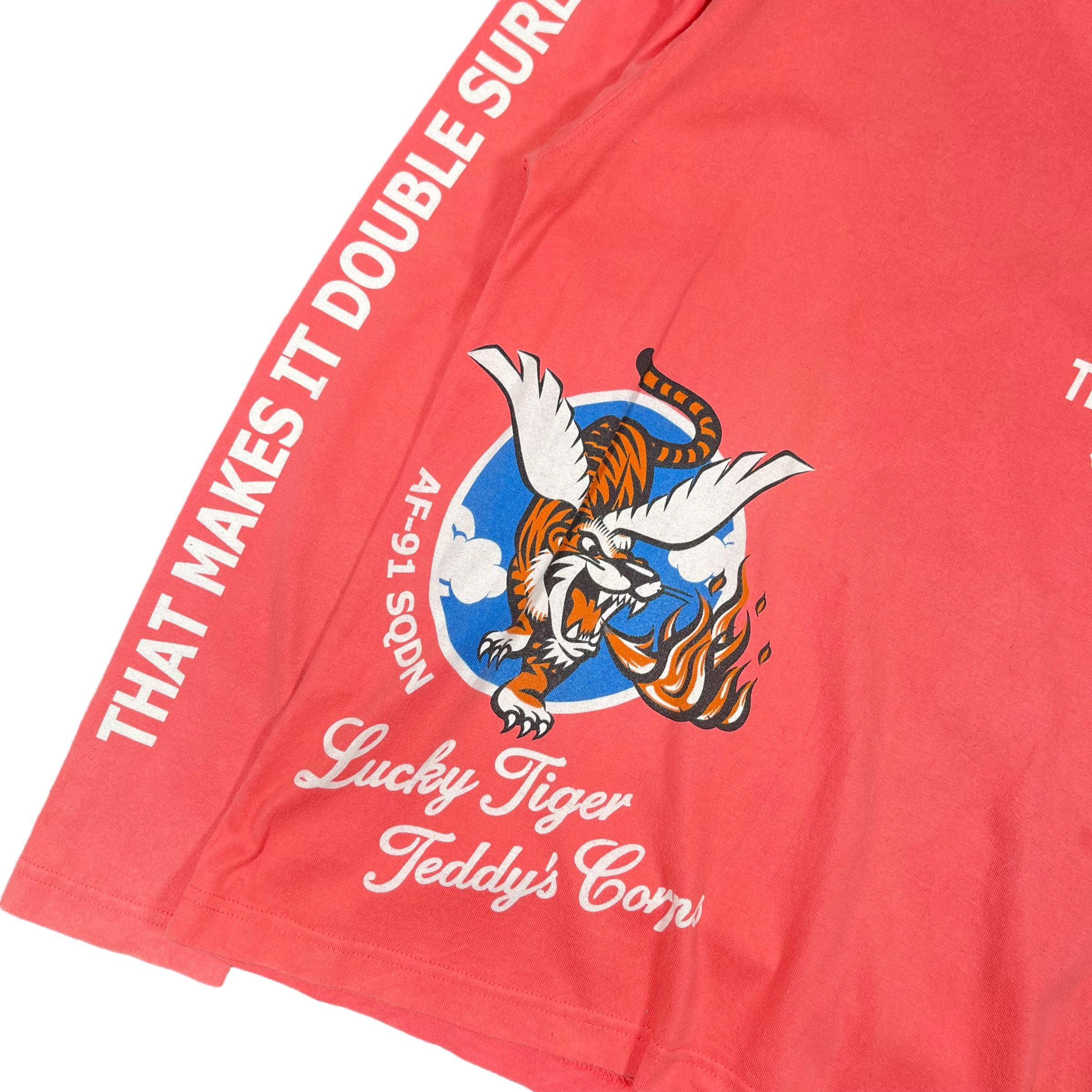 Tedman × Toyo Enterprises Ted Company Red Devils Angry Teddy Sukajan Shirt Size US M / EU 48-50 / 2 - 5 Thumbnail