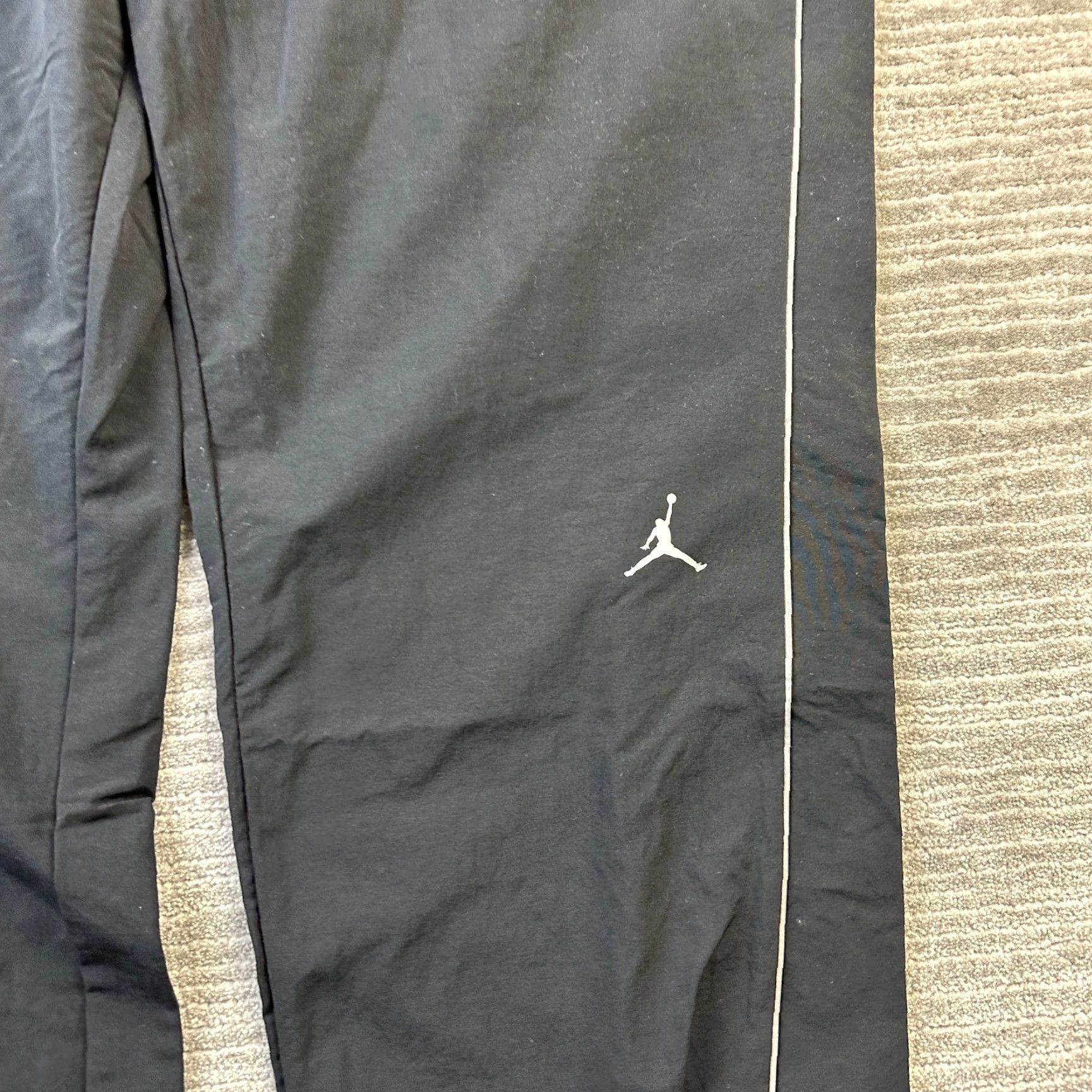 Jordan Brand Jordan Pants Mens 2XL Black MVP Woven Flight Team Logo Performance Size US 39 - 4 Thumbnail