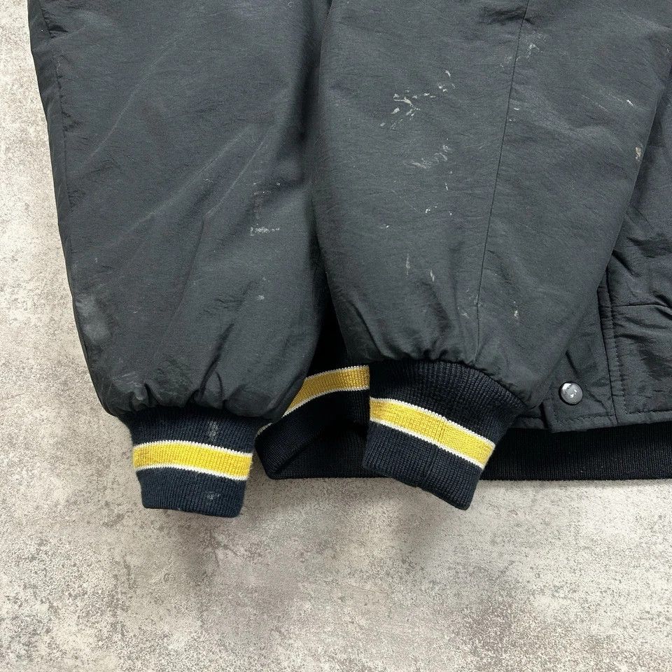 Starter × Vintage RARE CFL HAMILTON TIGER CATS STARTER PUFFER JACKET HOODDIE Size US L / EU 52-54 / 3 - 7 Thumbnail