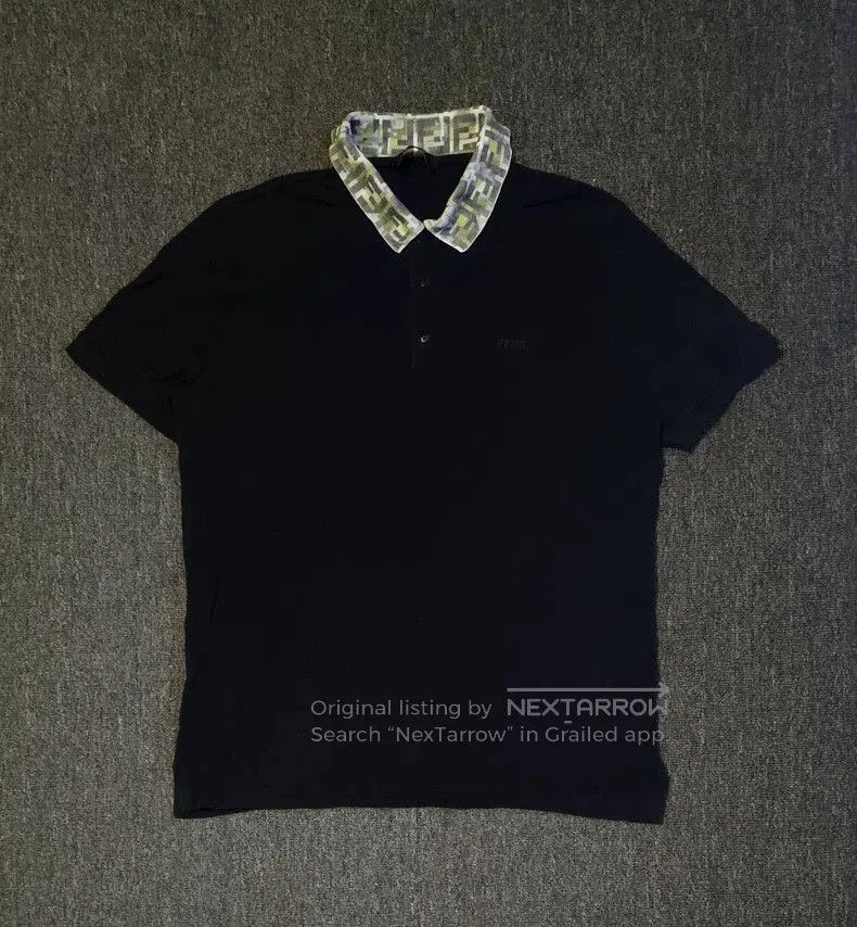 Fendi Fendi Short Sleeve Polo Shirt. Size US XL / EU 56 / 4 - 1 Thumbnail