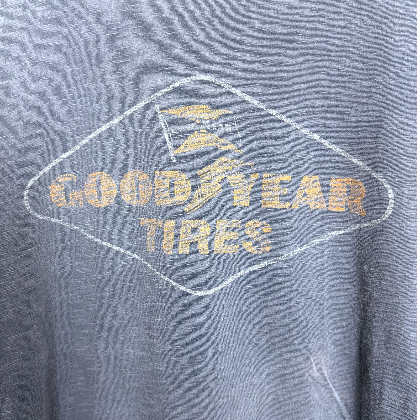 Lucky Brand Lucky Brand x Goodyear Tires Blue Retro Stretch T-Shirt USA Size US S / EU 44-46 / 1 - 3 Thumbnail
