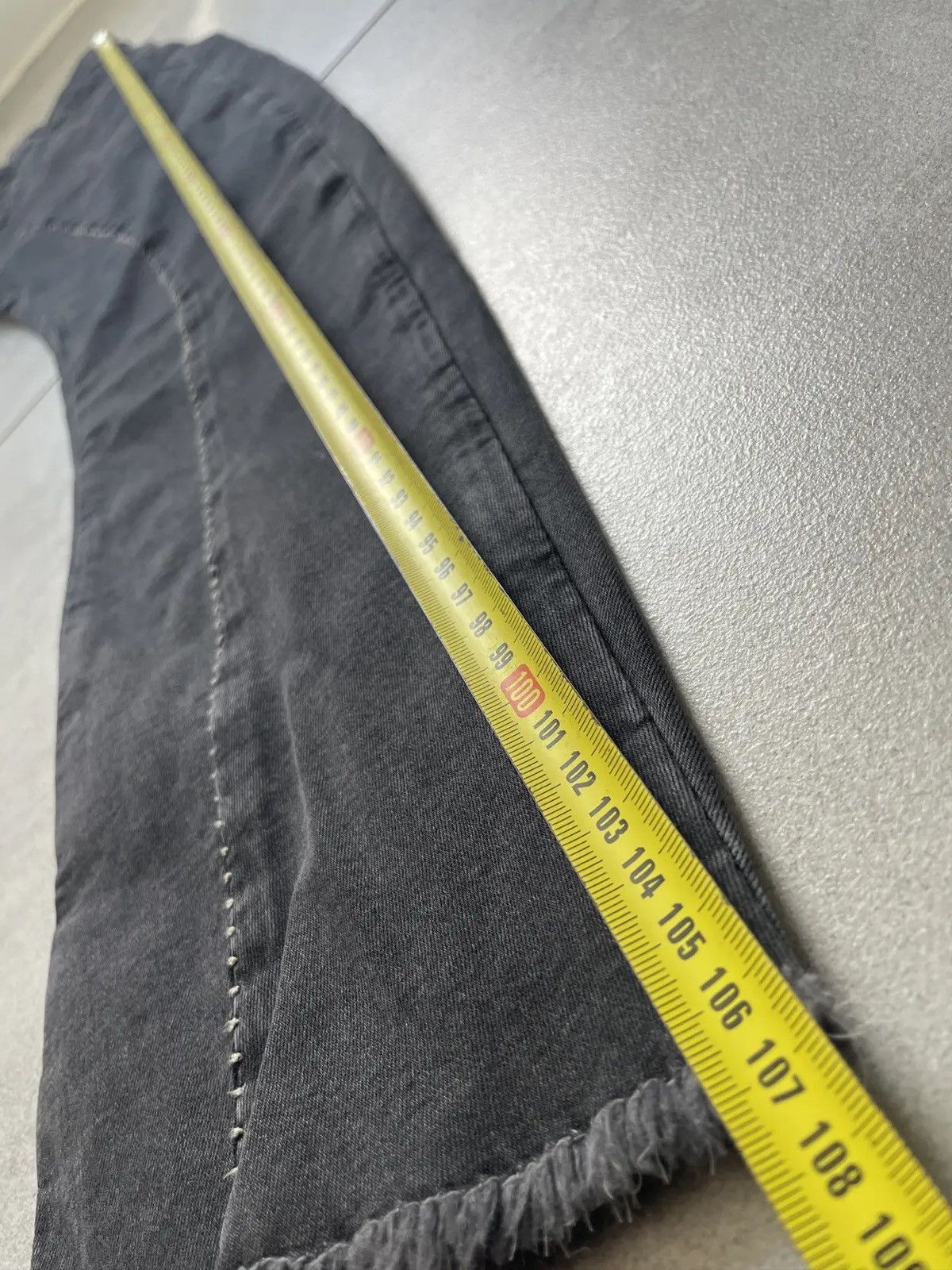 Thom Krom THOM KROM GREY MT62 DROPPED CROTCH RICK OWENS TYPE PANTS Size US 32 / EU 48 - 12 Thumbnail