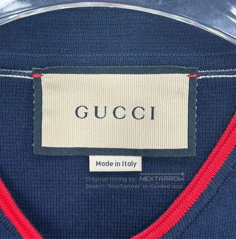 Gucci Gucci Navy blue borderless overture series colour-blocked Size S / US 4 / IT 40 - 3 Thumbnail