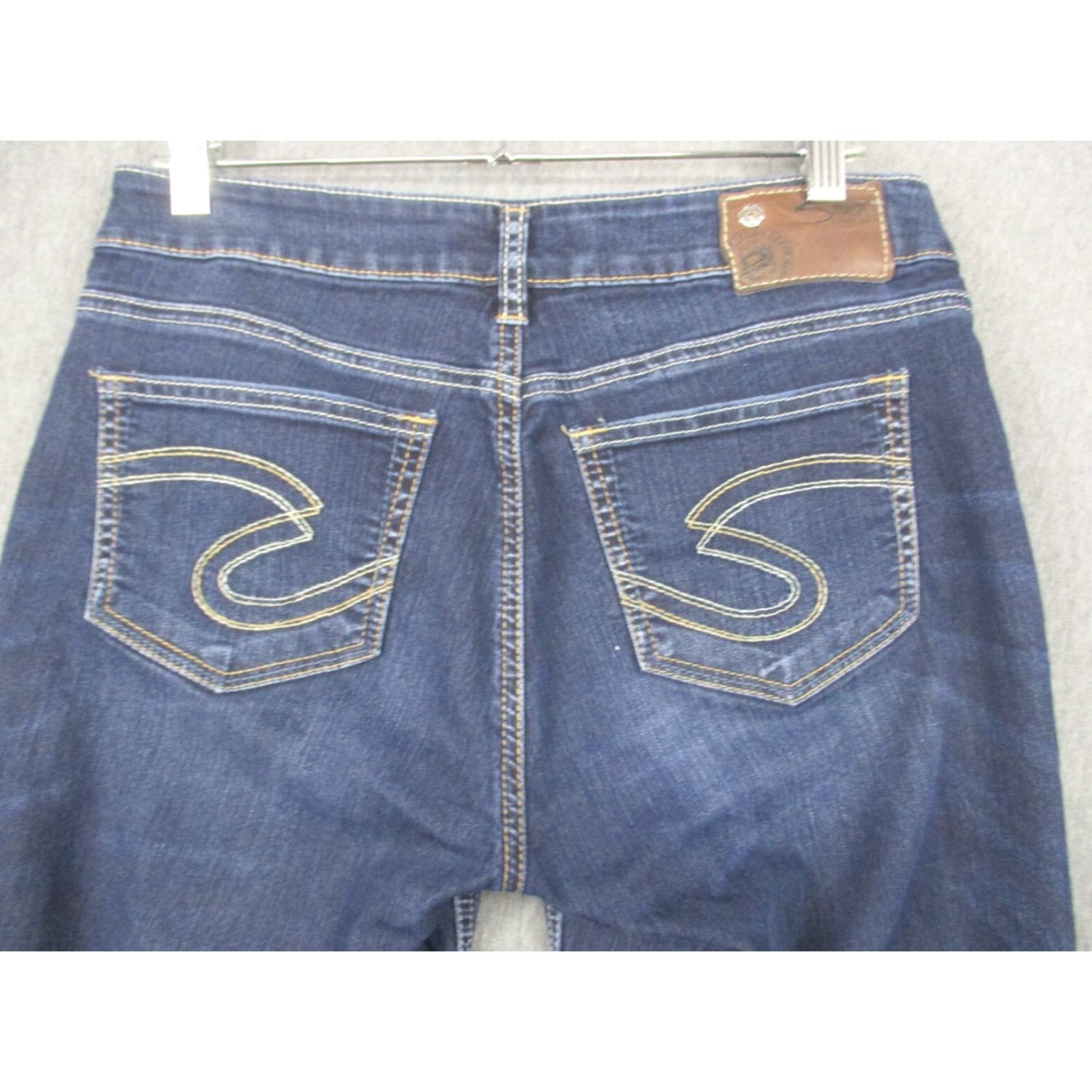 Silver Jeans Co. Silver Jeans Silver Natsuki Jeans Bootcut 29 Women's Blue Dark Wash EUC Size 29" - 6 Thumbnail