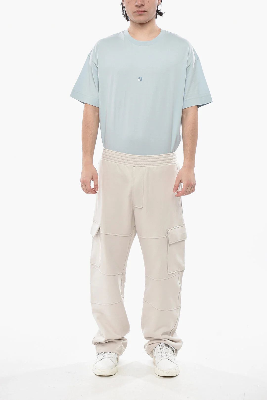 Givenchy og1mm0326 Cargo Straight-Leg Sweatpants & Joggers in White Size US 34 / EU 50 - 4 Thumbnail