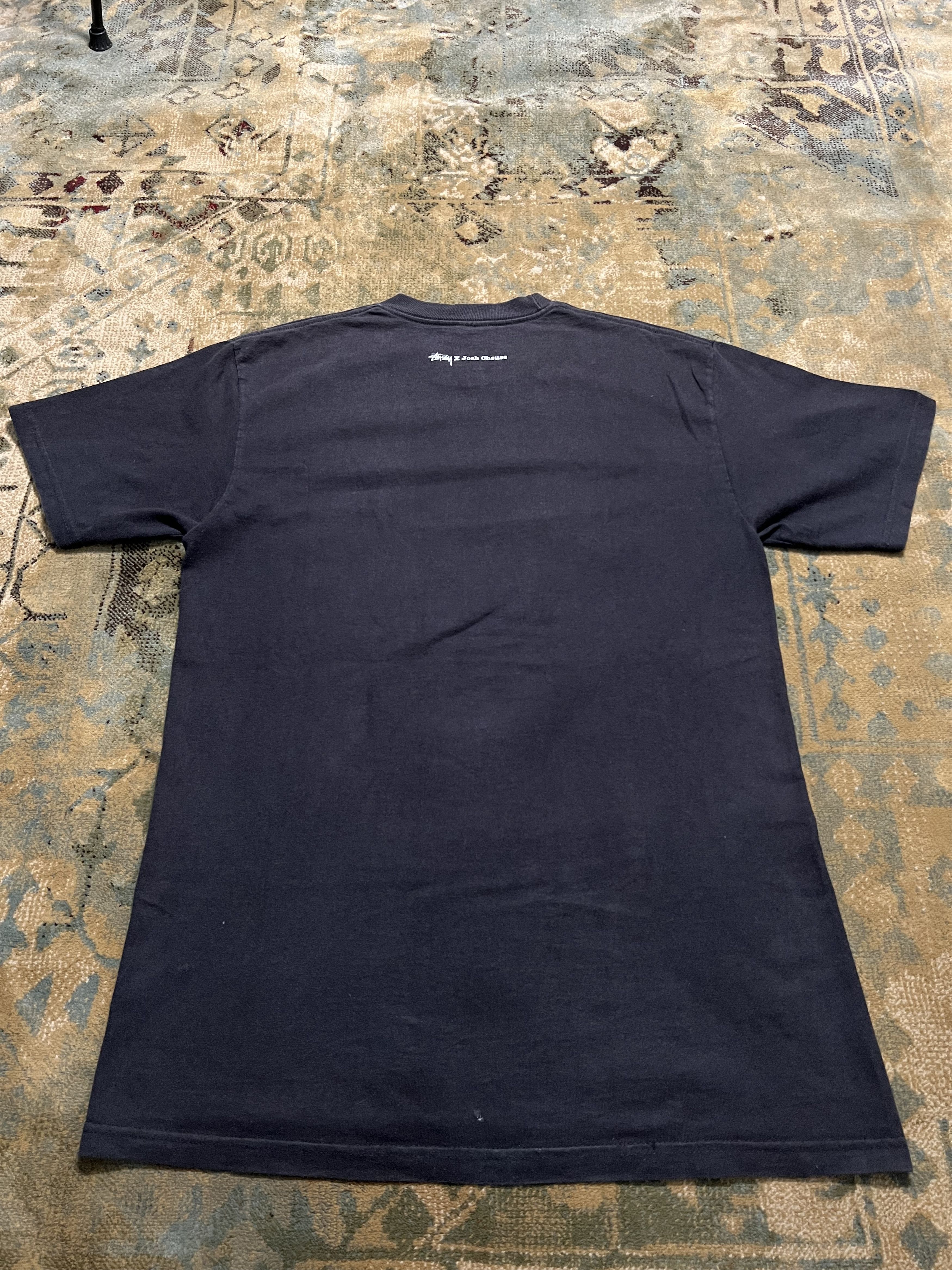 Stussy × Vintage 00s Stussy x Josh Cheuse Graphic Tshirt Tee y2k style Size US M / EU 48-50 / 2 - 3 Thumbnail