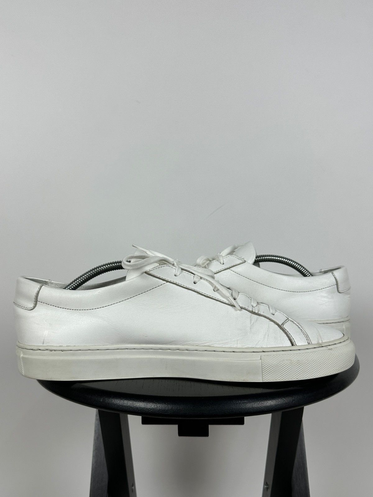 Common Projects Common Projects Original Achilles 1528 Low White Sneakers Size US 11 / EU 44 - 8 Thumbnail