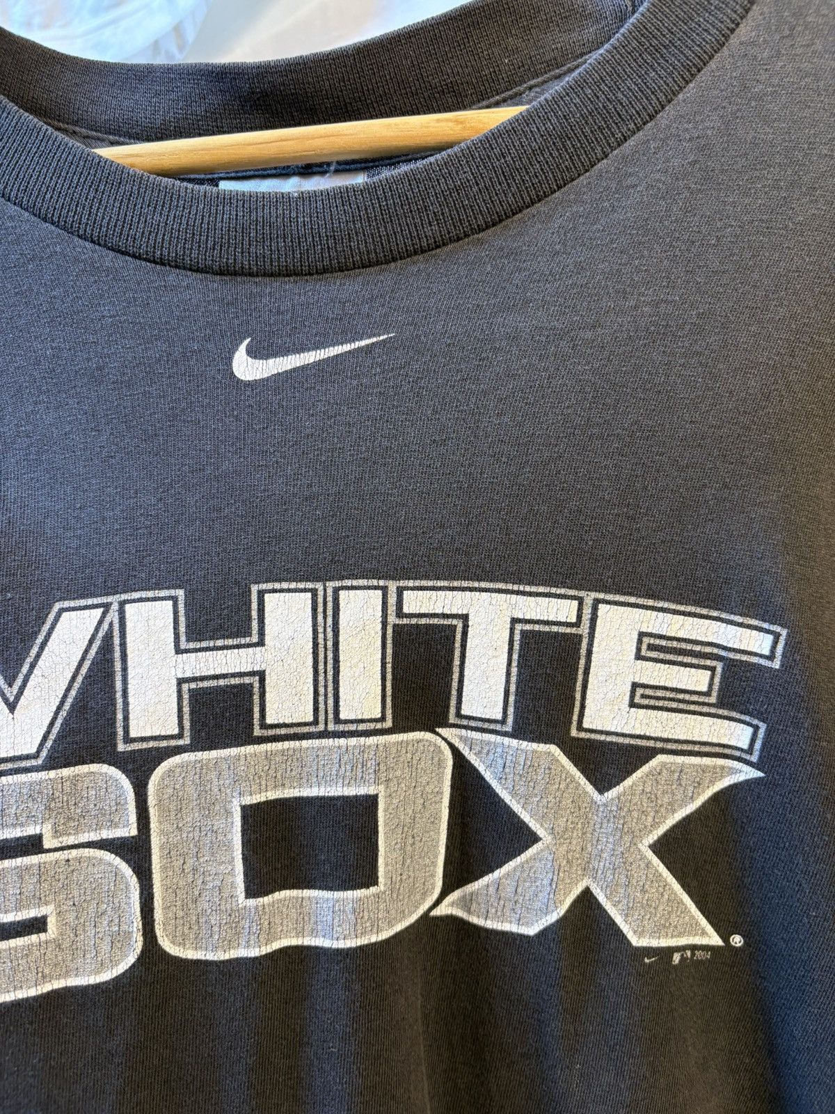 Nike Vintage Nike Team White Sox T-Shirt Size US M / EU 48-50 / 2 - 10 Thumbnail