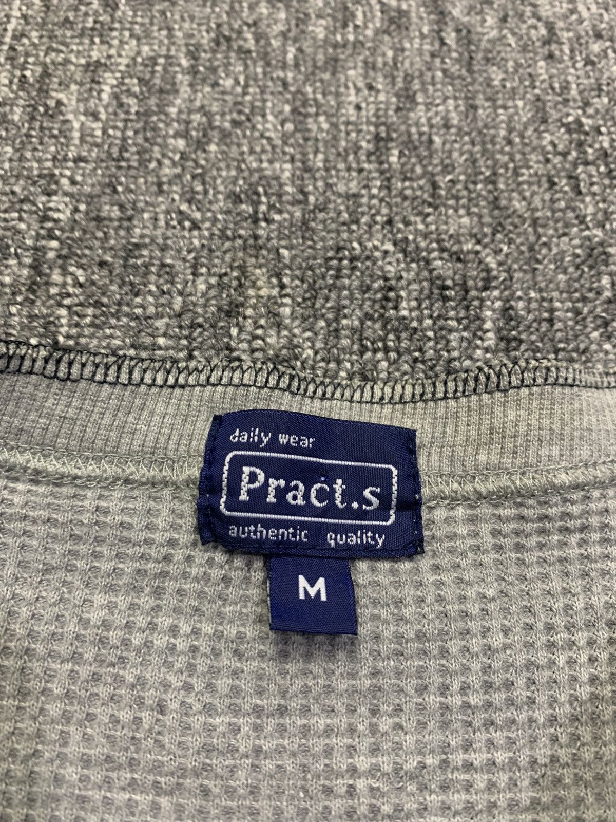 Japanese Brand Pract.S Distressed Button Double Layers Long Sleeve Size US M / EU 48-50 / 2 - 6 Thumbnail