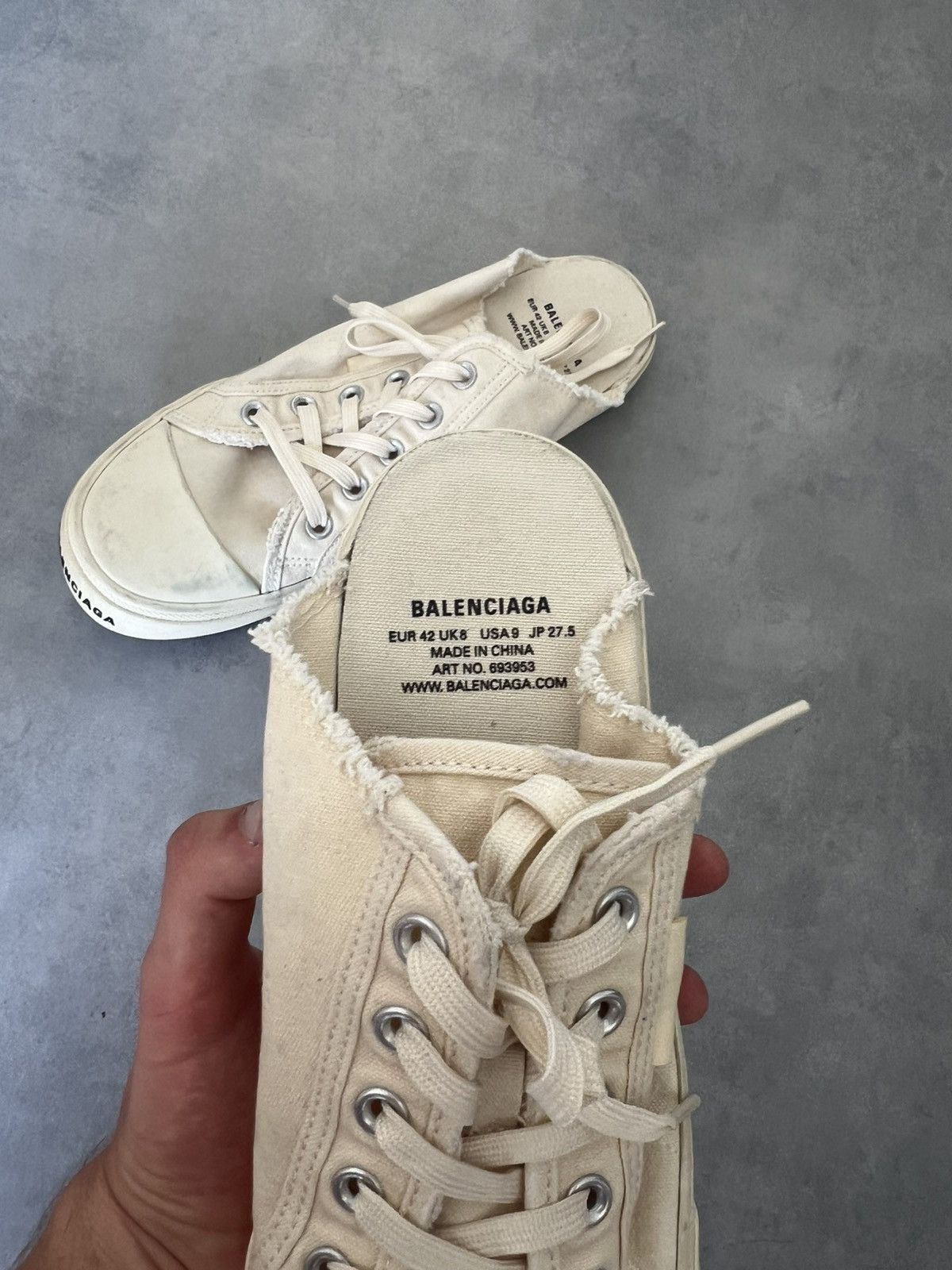 Balenciaga Balenciaga Paris Mule Sneaker Size US 9 / EU 42 - 8 Thumbnail