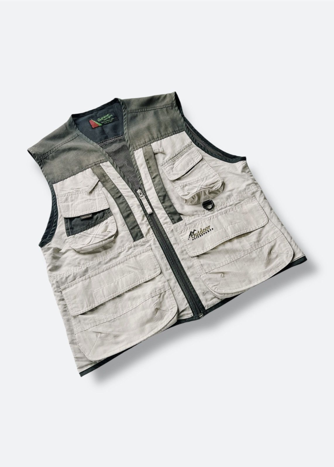 Asics × Japanese Brand × Vintage ASICS multi-pocket gilet vest Size US M / EU 48-50 / 2 - 3 Thumbnail