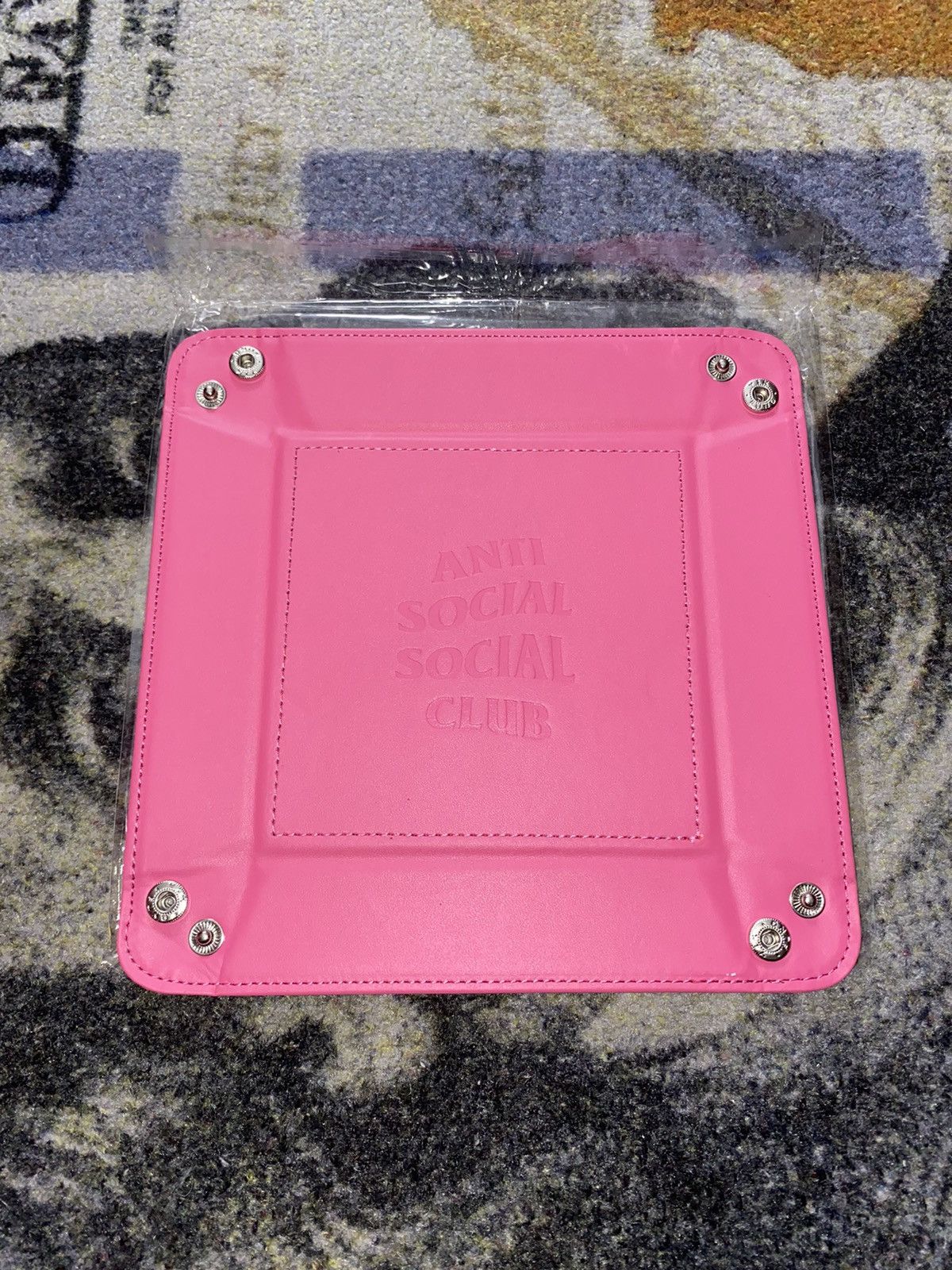 Anti Social Social Club Anti Social Social Club Leather Tray Size ONE SIZE - 1 Thumbnail
