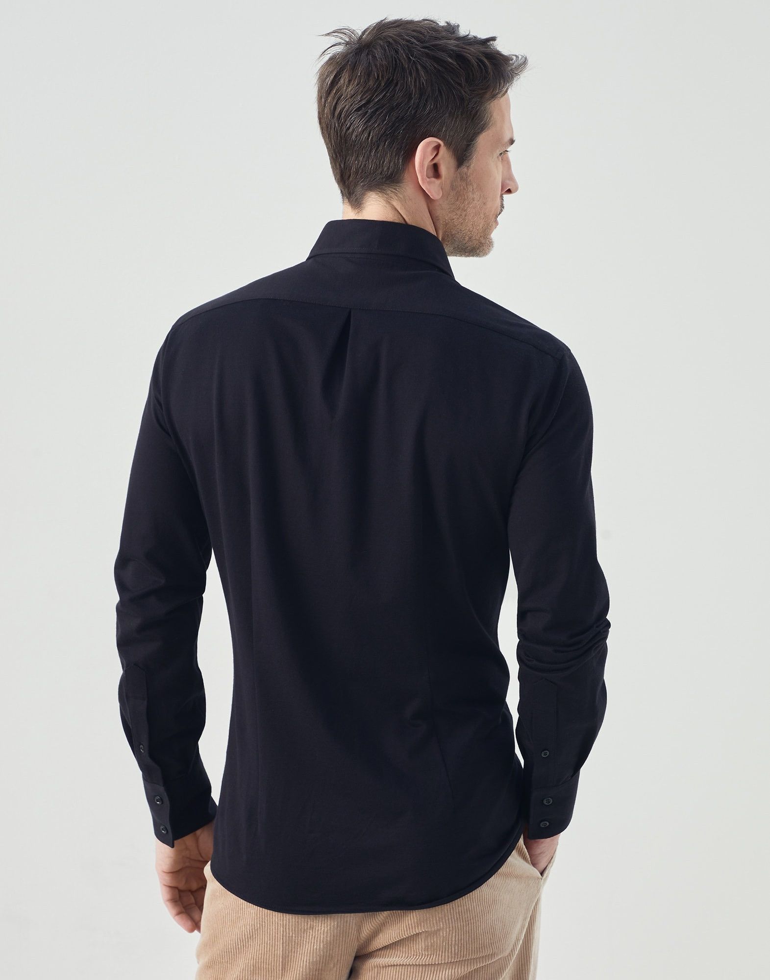 Brunello Cucinelli o1la1rc1a0325 Shirt in Black Size US L / EU 52-54 / 3 - 2 Thumbnail