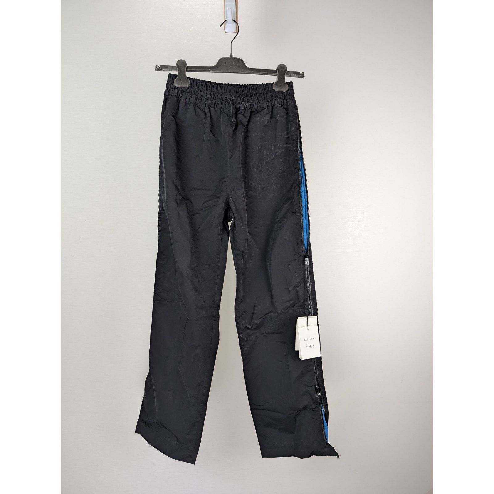 Bottega Veneta o1rshd1 Tech Nylon Trousers Pant in Black/Pacific Size US 30 / EU 46 - 6 Thumbnail