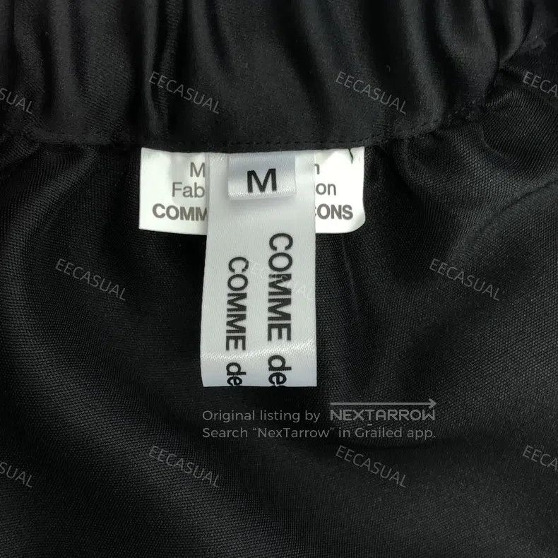 Comme des Garcons Comme Des Garcons size M Black Polyester Satin Pleated Max Size 22" - 5 Thumbnail