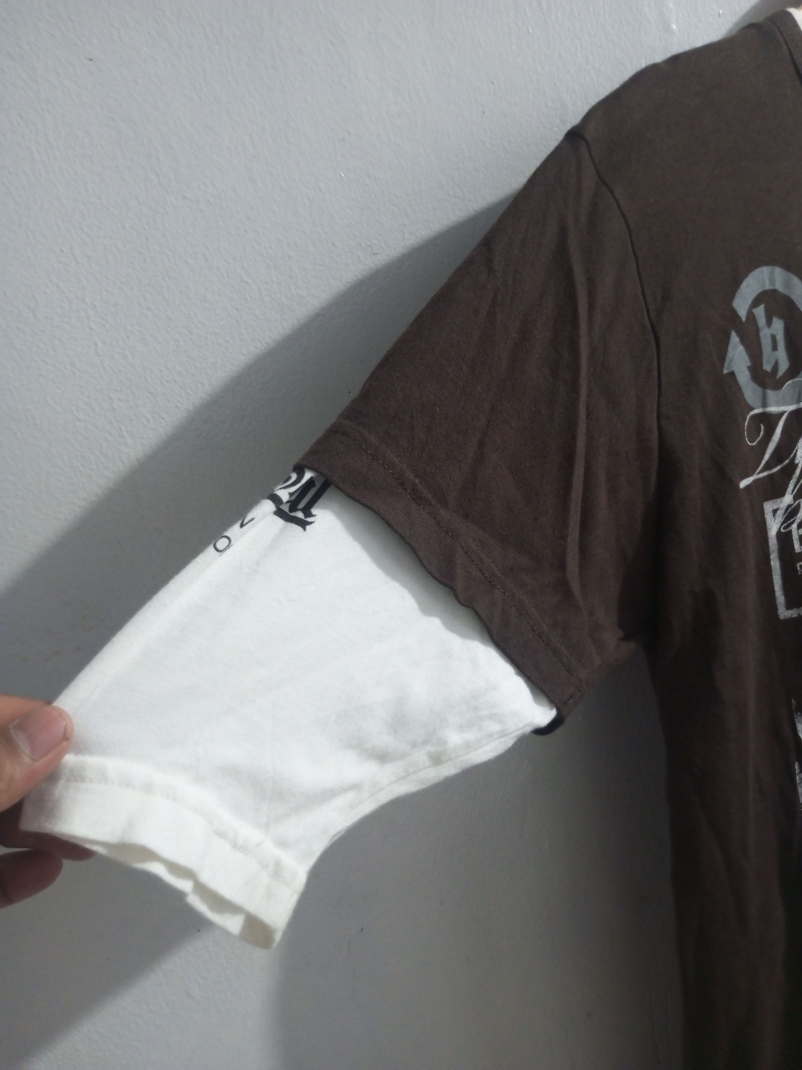 Japanese Brand × Vintage Vintage b one soul poem double layer t shirt Size US L / EU 52-54 / 3 - 5 Thumbnail