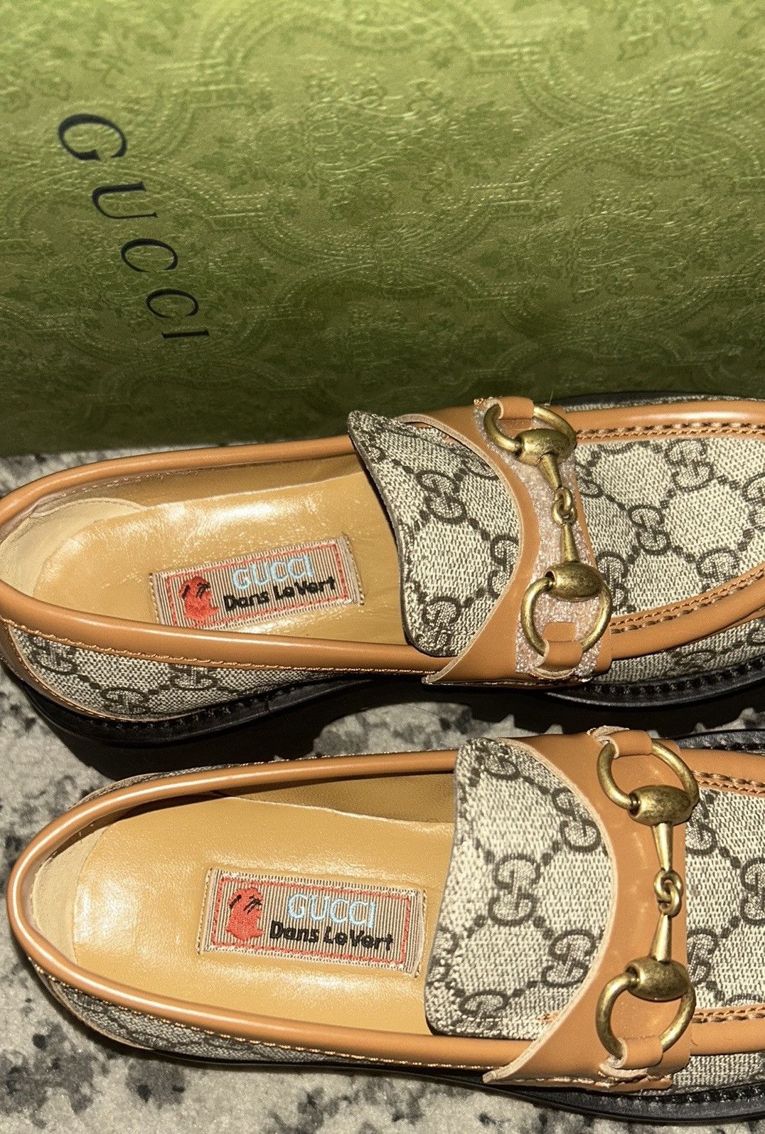 Gucci Gucci GG Monogram Horsebit Lug Sole Loafer size 35.5 Size US 5.5 / IT 35.5 - 6 Thumbnail
