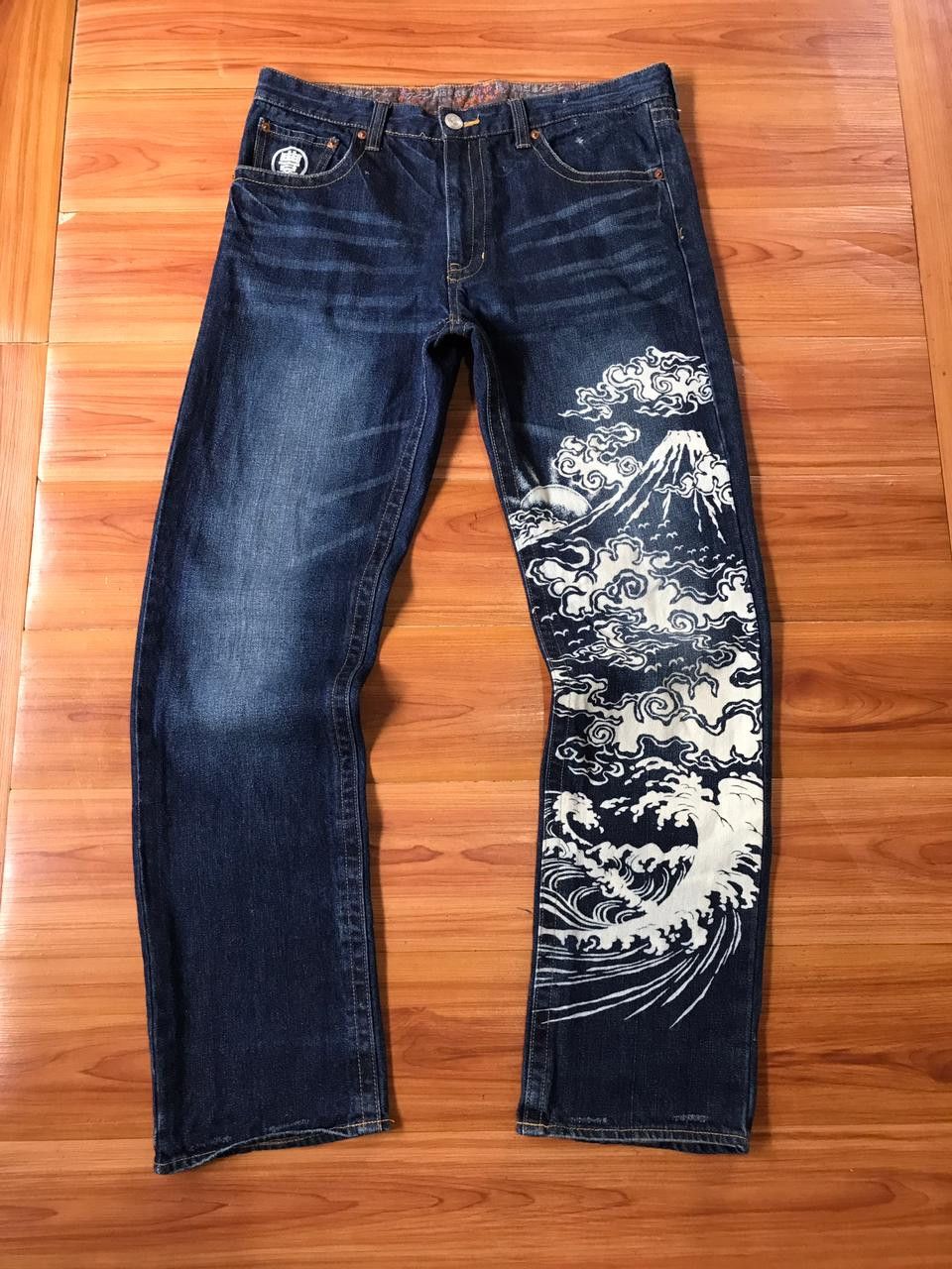 Japanese Brand Japanesse Brand × Ruden Art Denim Size US 33 - 1 Thumbnail
