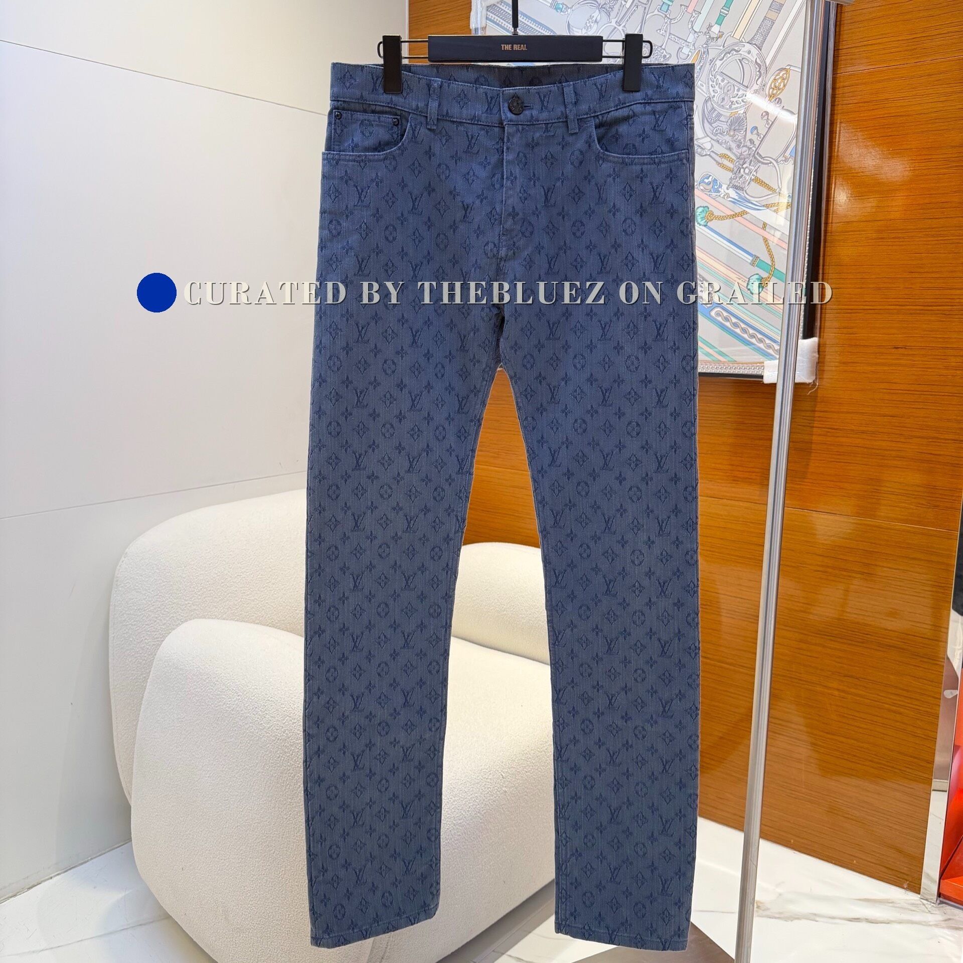 Louis Vuitton × Virgil Abloh Tourist VS Purist Tuffetage Denim