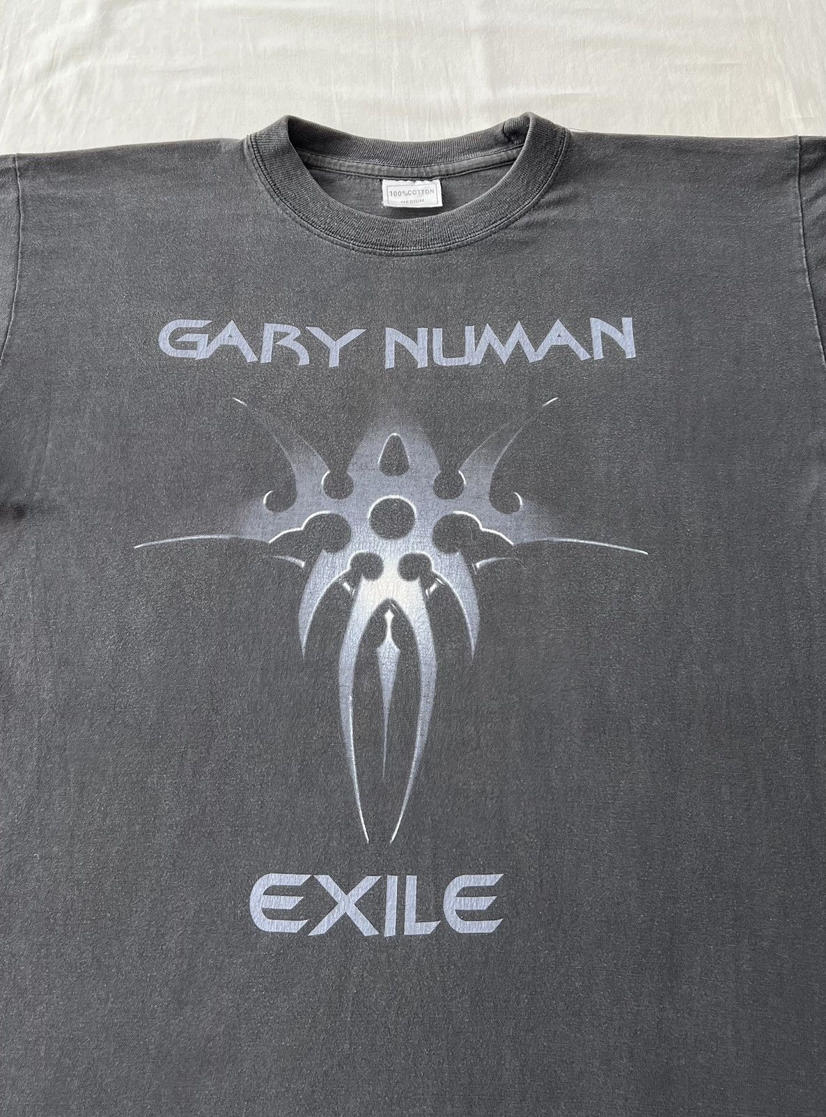 Band Tees Vintage 1997 Gary Numan The Exile Tour Faded Long Sleeve Size US M / EU 48-50 / 2 - 7 Thumbnail