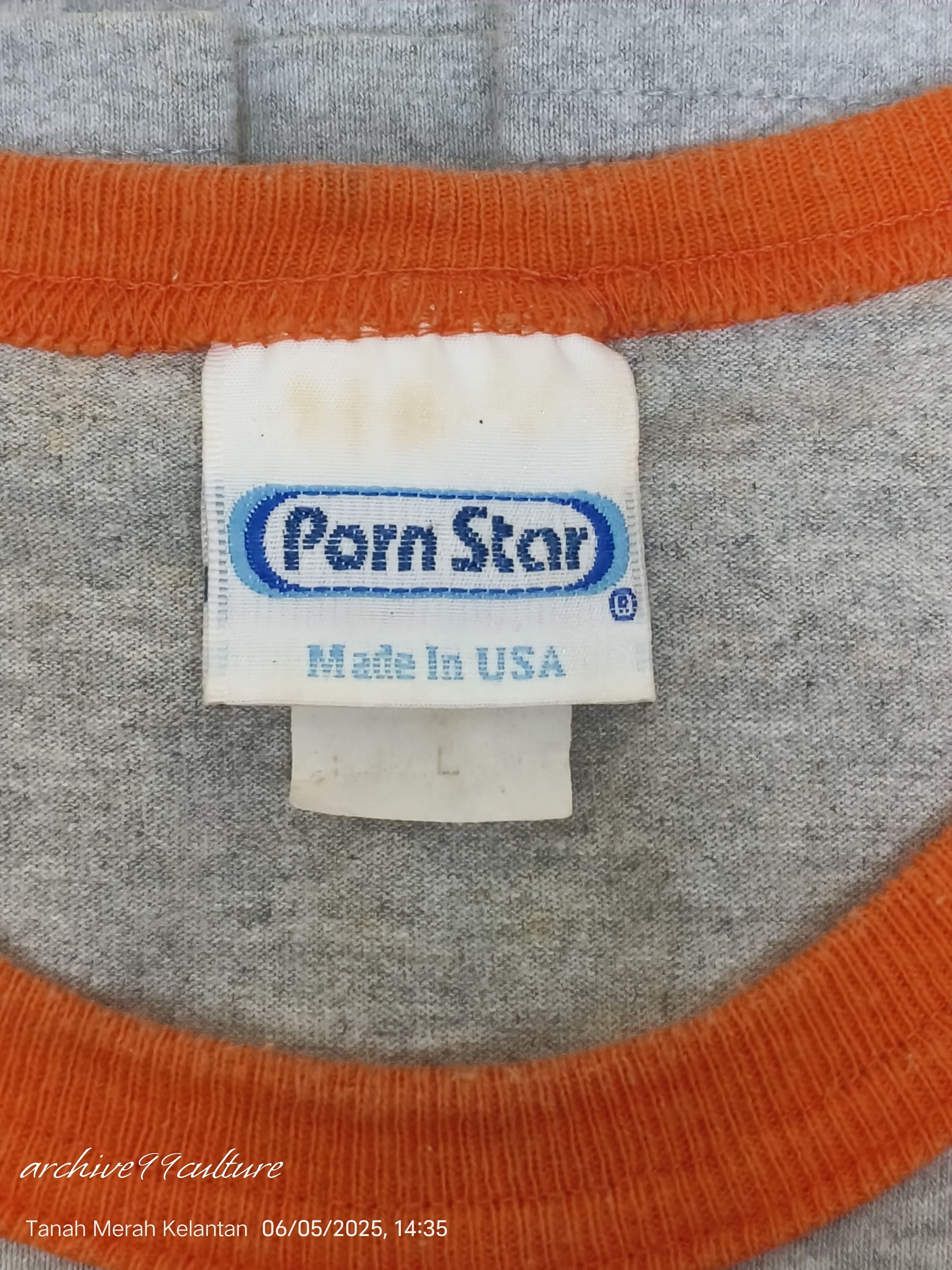 Vintage Vintage 90s PornStar USA Promo Rare Satire skate punk Size US L / EU 52-54 / 3 - 3 Thumbnail