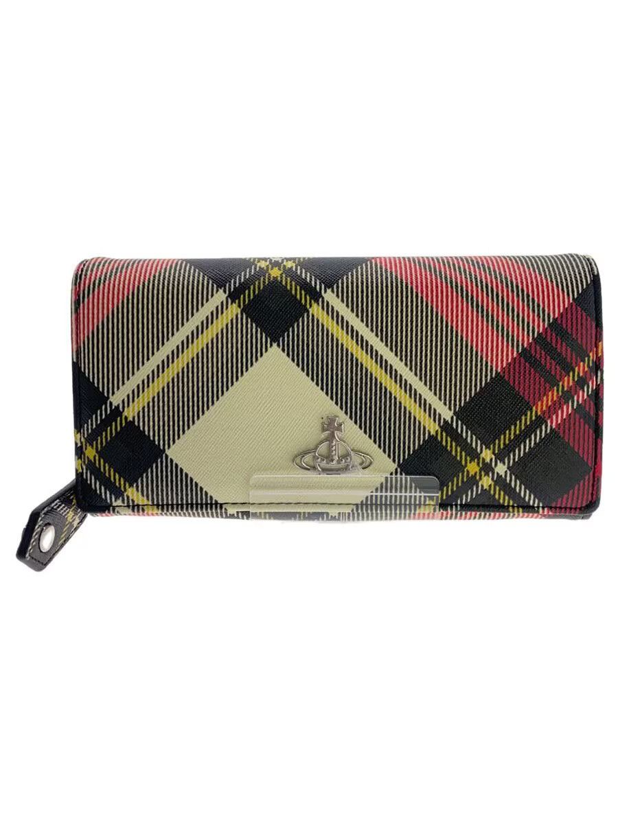 Vivienne Westwood Check Long Wallet Multi Colour