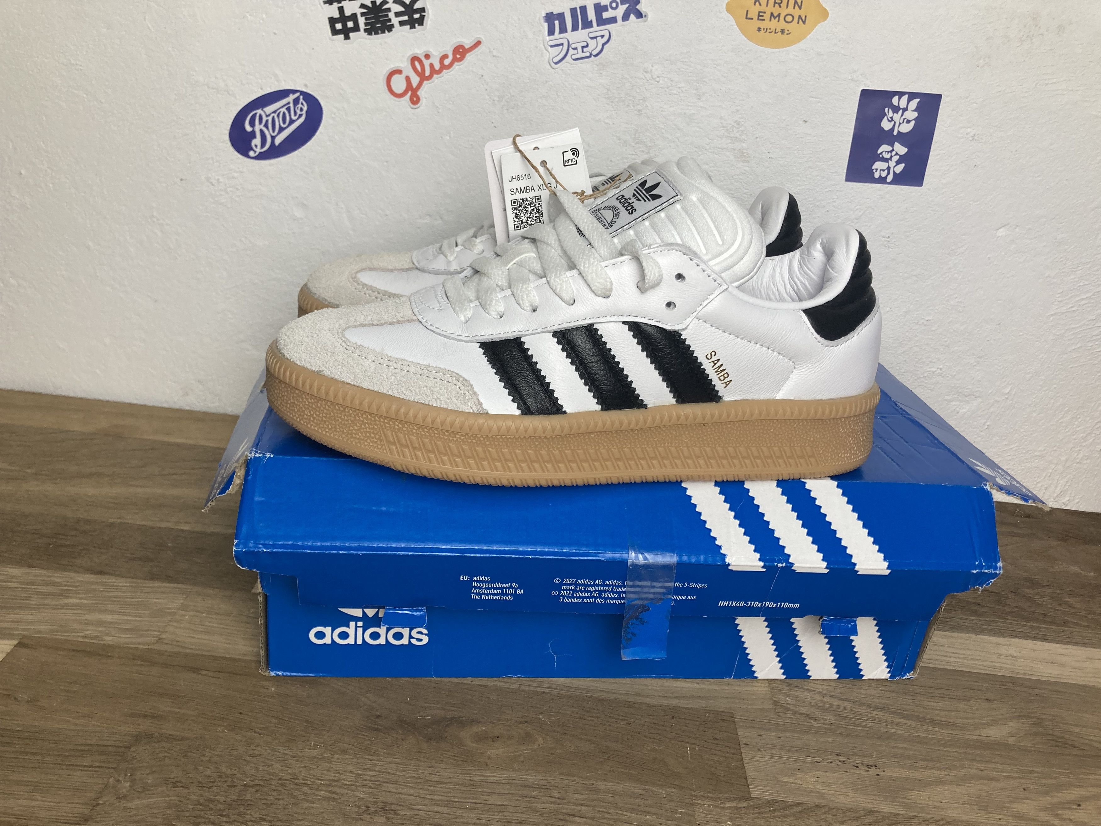 Adidas Womens Adidas sambae xlg US 6 Leather Like New EU 38.5 Size US 6 / IT 36 - 13 Thumbnail