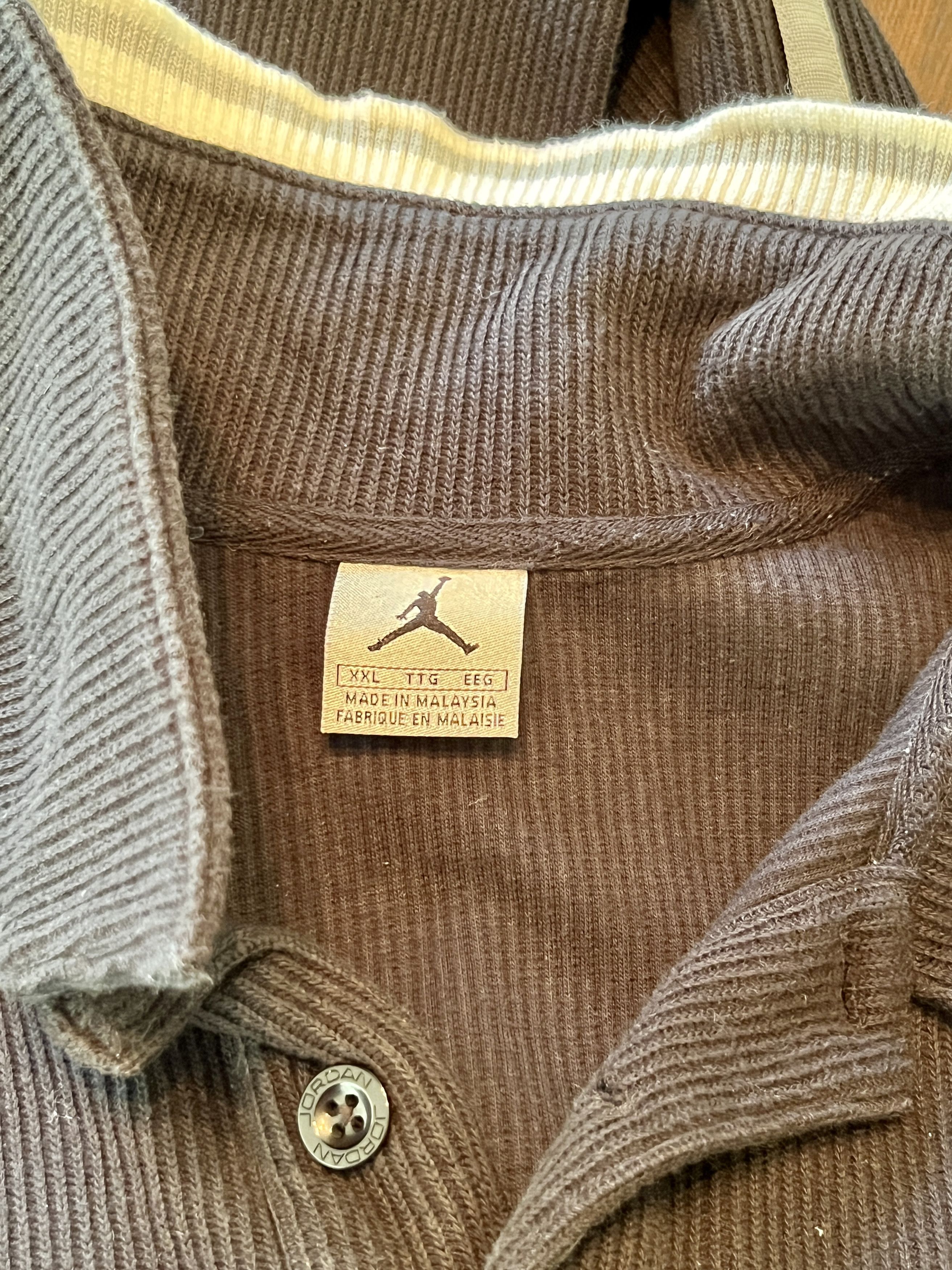 Jordan Brand Vintage Air Jordan Jumpman Ribbed Henley XXL (Fits like XL) Size US XL / EU 56 / 4 - 3 Thumbnail