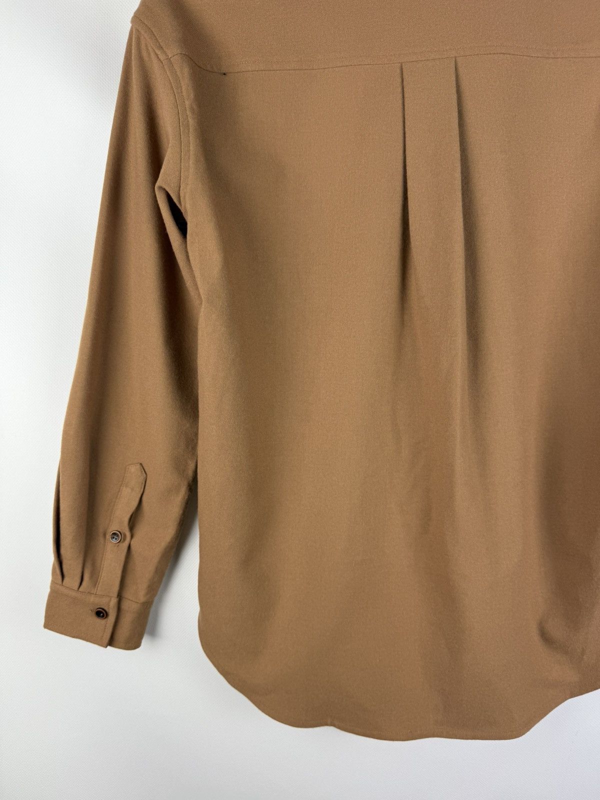 Toteme Toteme Novale Ladies Long Sleeve Wool Button Up Shirt Size S / US 4 / IT 40 - 20 Thumbnail