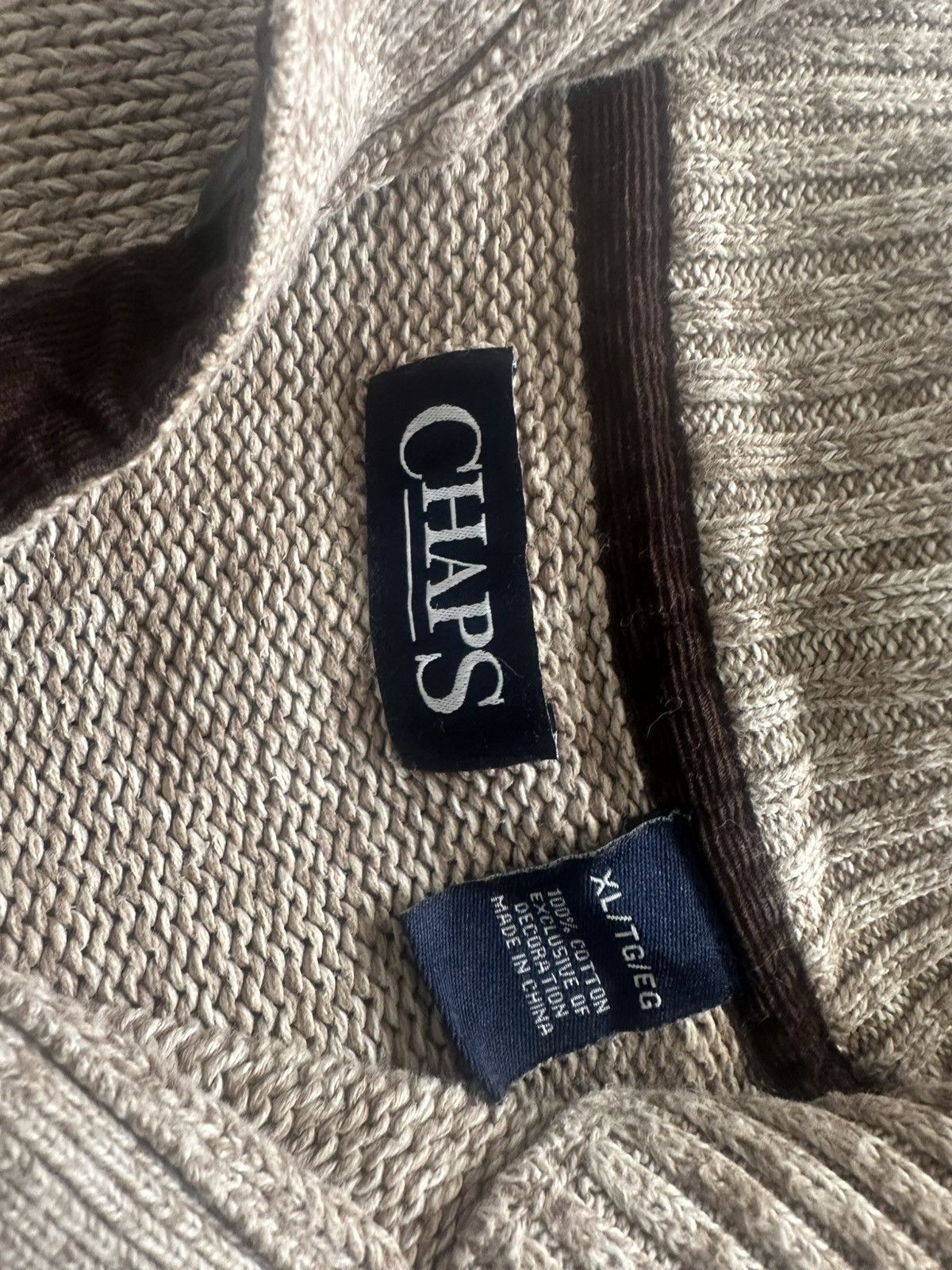 Chaps Ralph Lauren Vintage Ralph Lauren Chaps Cable Knit Jumper (new) Size US XL / EU 56 / 4 - 7 Thumbnail