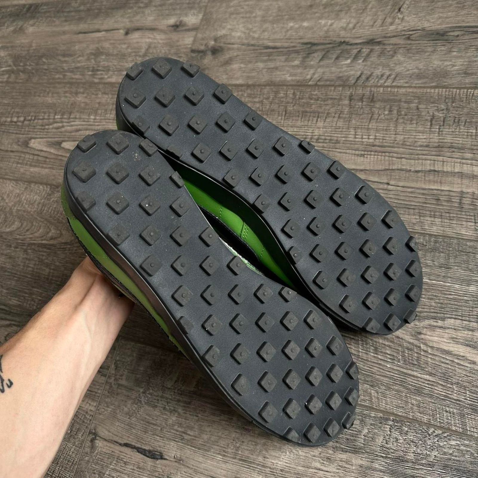 Bode × Nike Rare Green Black Nike Bode Leather Rubber Sneaker Shoe Size US 9.5 / EU 42-43 - 6 Thumbnail