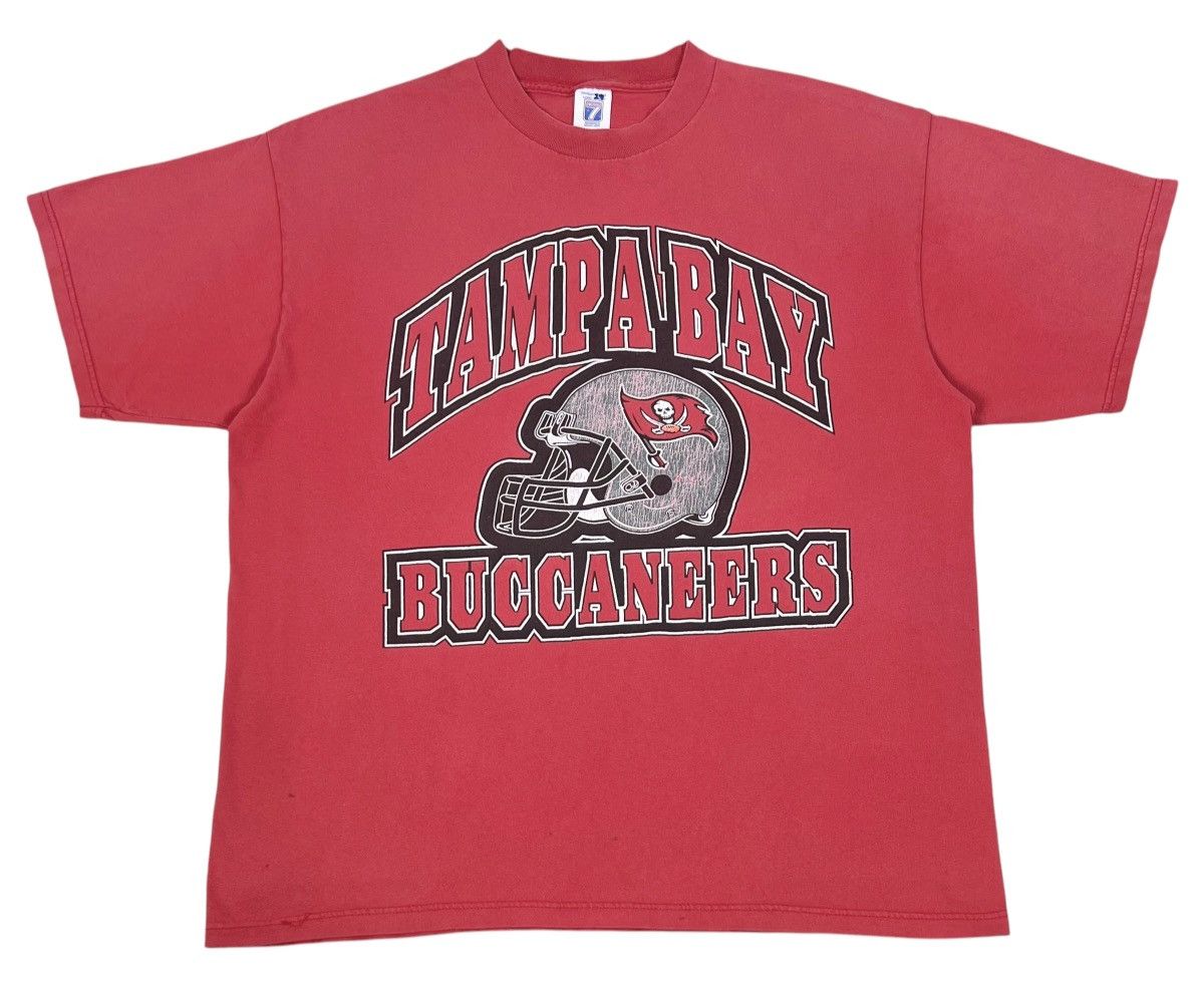NFL × Vintage 90s Vintage NFL Tampa Bay Buccaneers tee Size US XL / EU 56 / 4 - 1 Thumbnail