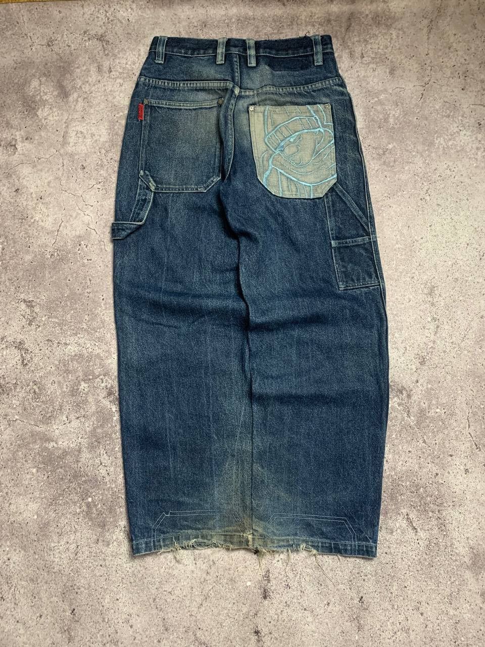 Southpole RARE Embroidered Baggy Southpole Jeans BBOY Size US 28 / EU 44 - 1 Thumbnail
