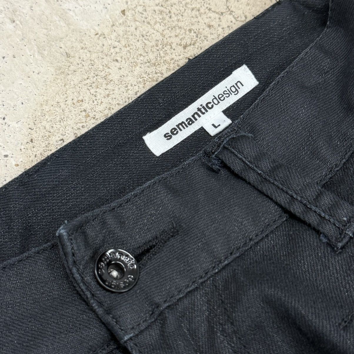 semanticdesign Y2K Japanese Studded Grunge Punk Denim Pants Size US 31 - 10 Thumbnail