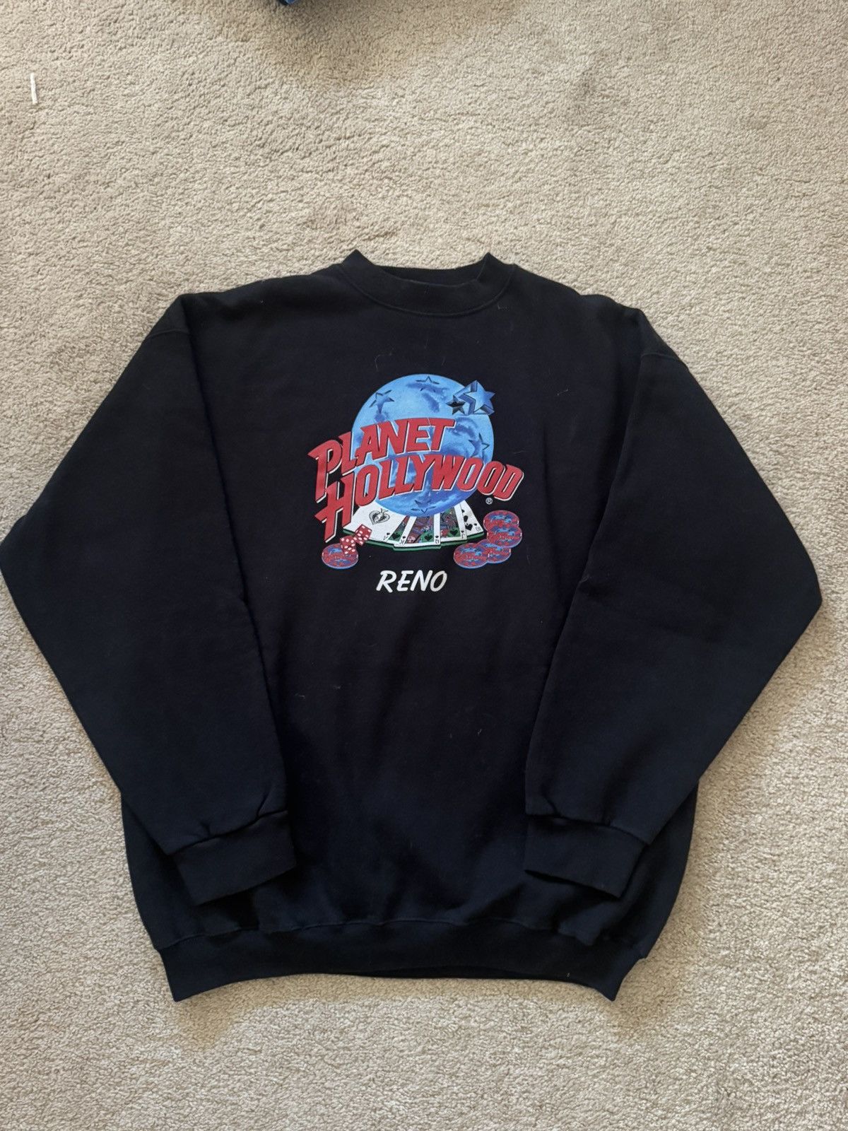 Planet Hollywood Vintage 90s Planet Hollywood Sweatshirt Size US XL / EU 56 / 4 - 1 Thumbnail