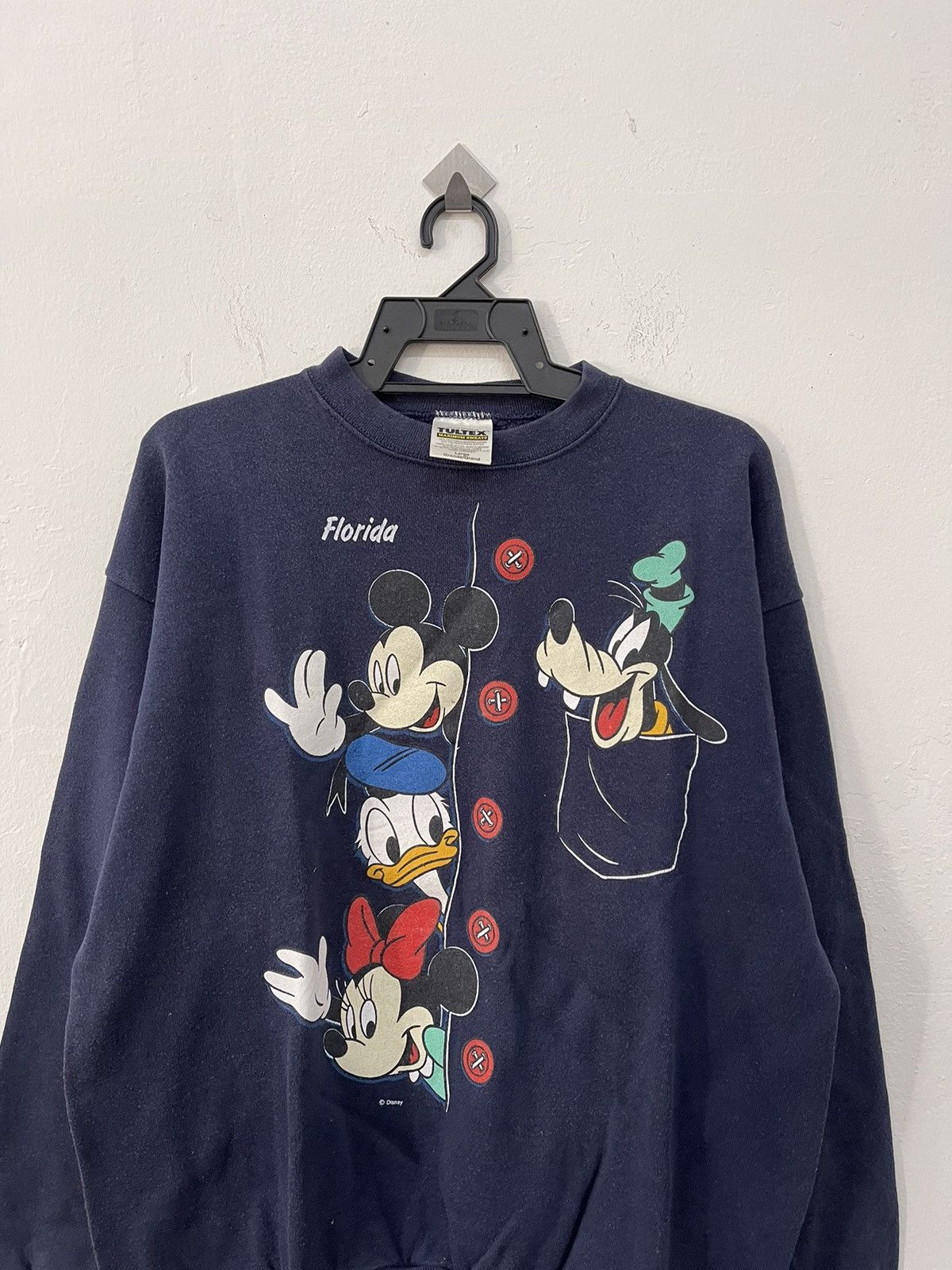Disney × Vintage Vintage 90s Disney character Crewneck sweatshirt Size US L / EU 52-54 / 3 - 5 Thumbnail