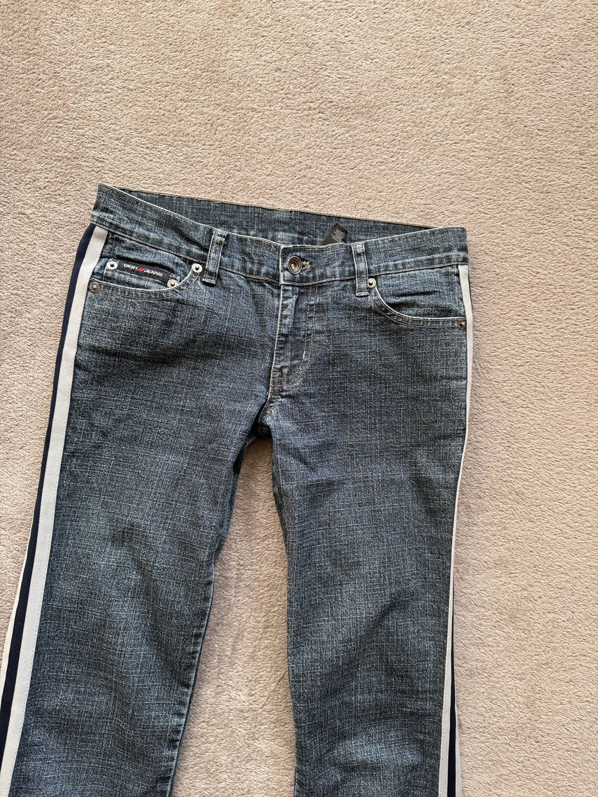 If Six Was Nine Flared DKNY Y2K Crazy Jean LGB ifsixwasnine vibe Size 27" / US 4 / IT 40 - 3 Thumbnail