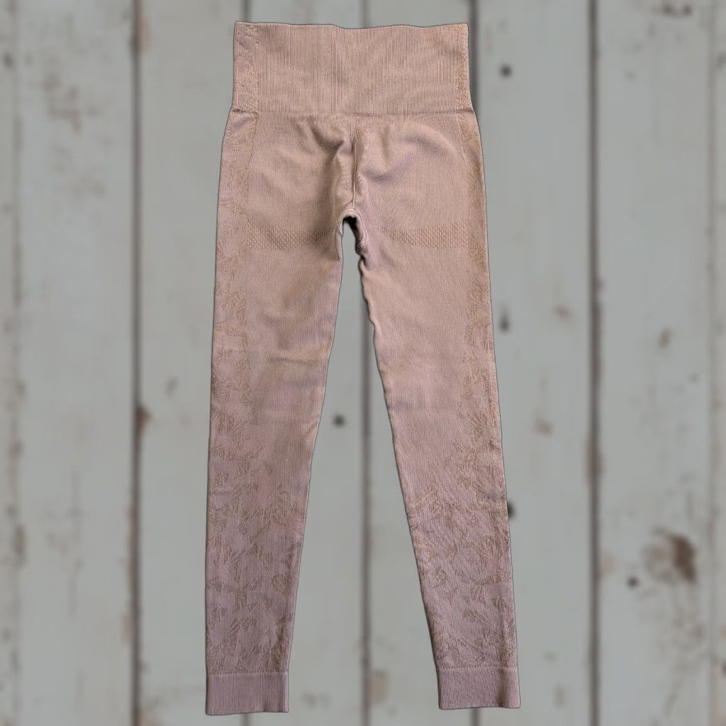 Gymshark GymShark Leggings Vital Seamless 2.0 XS Mauve Lavender Marl Workout Athleisure Size 26" / US 2 / IT 38 - 1 Thumbnail