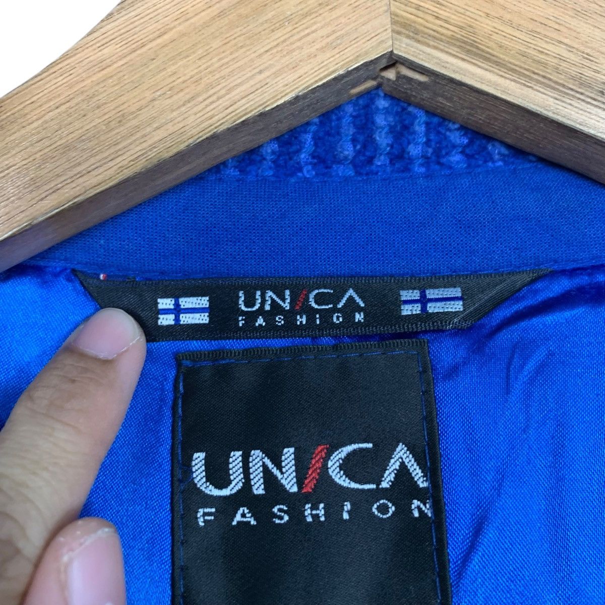 Other UNICA FASHION FINLAND Wearable Art Jacket #2485-C111 Size US L / EU 52-54 / 3 - 17 Thumbnail