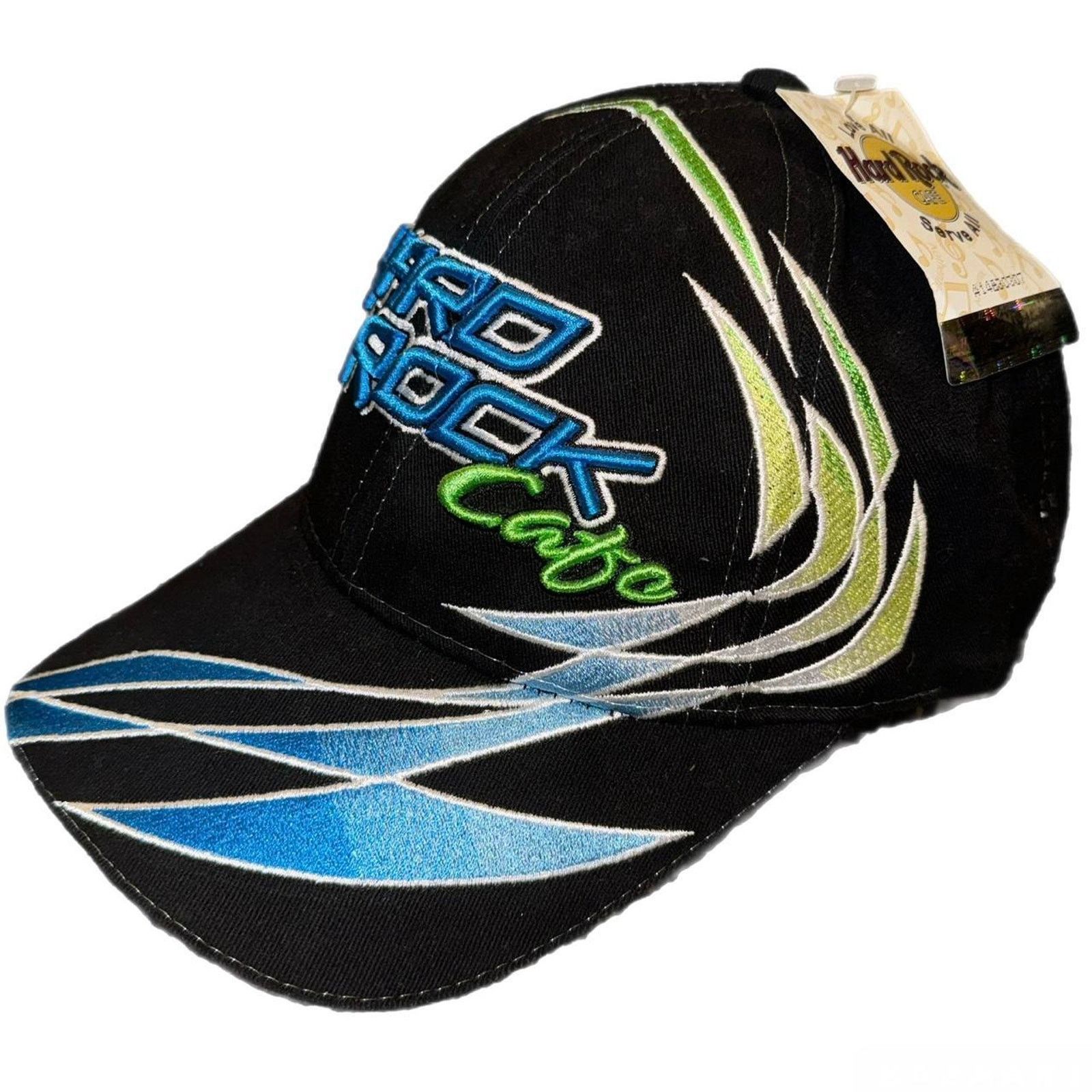 Hard Rock Cafe × Vintage Y2K Hard Rock Cafe Hat - Vibrant Embroidered Design! Size ONE SIZE - 1 Thumbnail