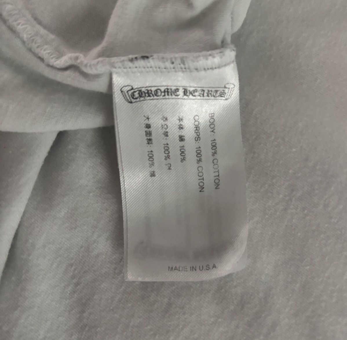Chrome Hearts Chrome Hearts FOTI White Long Sleeve Size US M / EU 48-50 / 2 - 8 Thumbnail