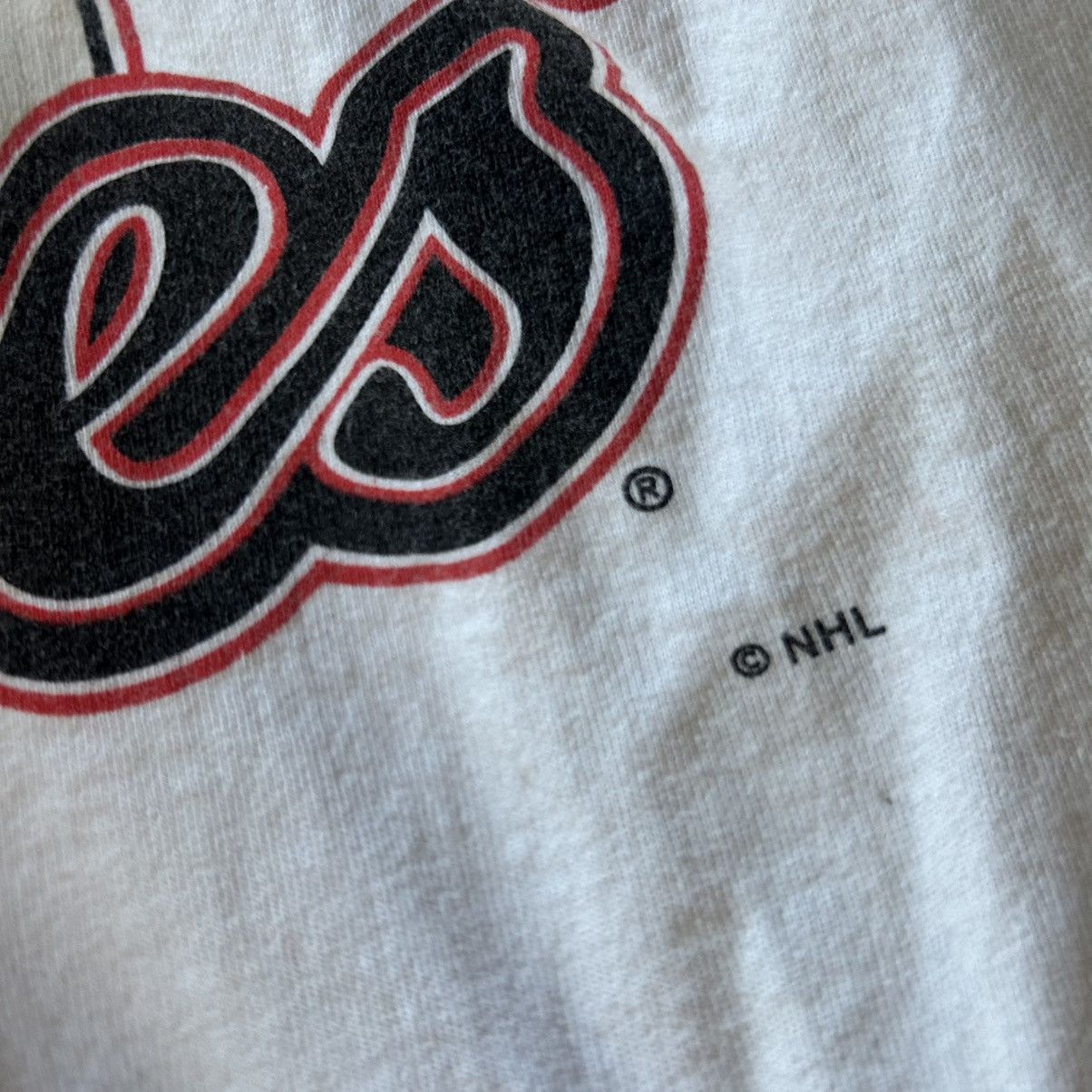 Vintage 90s ONEiTA SLUBBY SiNGLE STiTCH BUFFALO SABRES XL NHL Size US XL / EU 56 / 4 - 2 Thumbnail