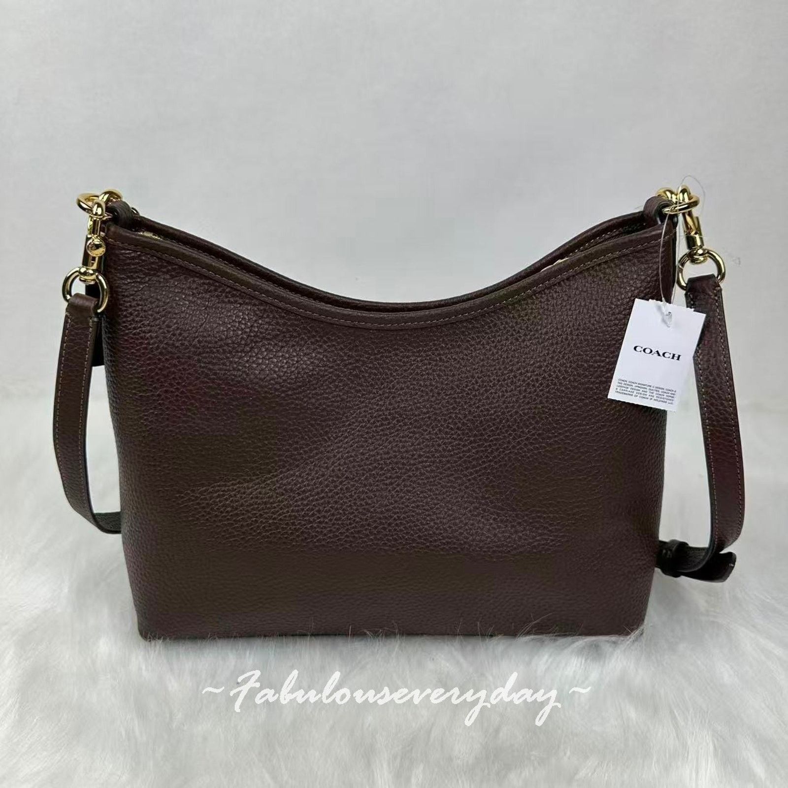 Coach Coach Laurel Shoulder Bag Crossbody Leather/Gold/Maple CR148 Size ONE SIZE - 3 Thumbnail
