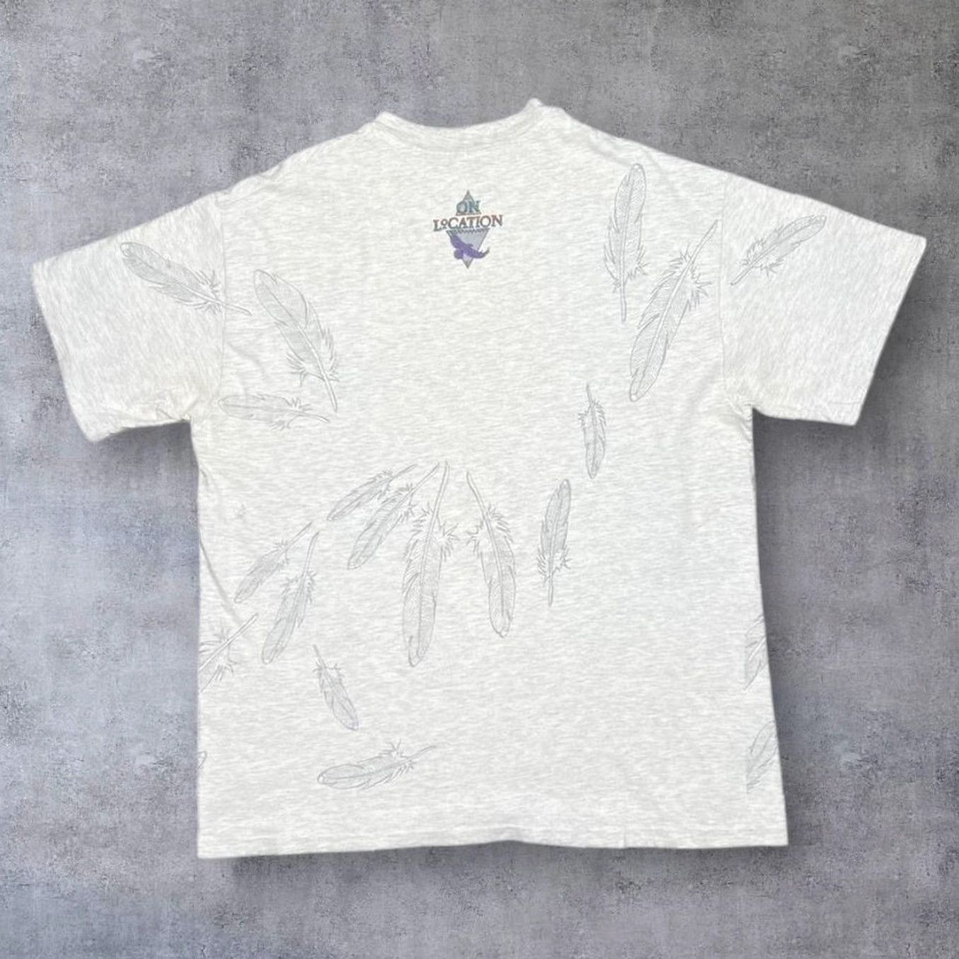 Hanes VINTAGE Hanes On Location Eagle All-Over Print Single Stitch T-Shirt Large Size US L / EU 52-54 / 3 - 2 Thumbnail