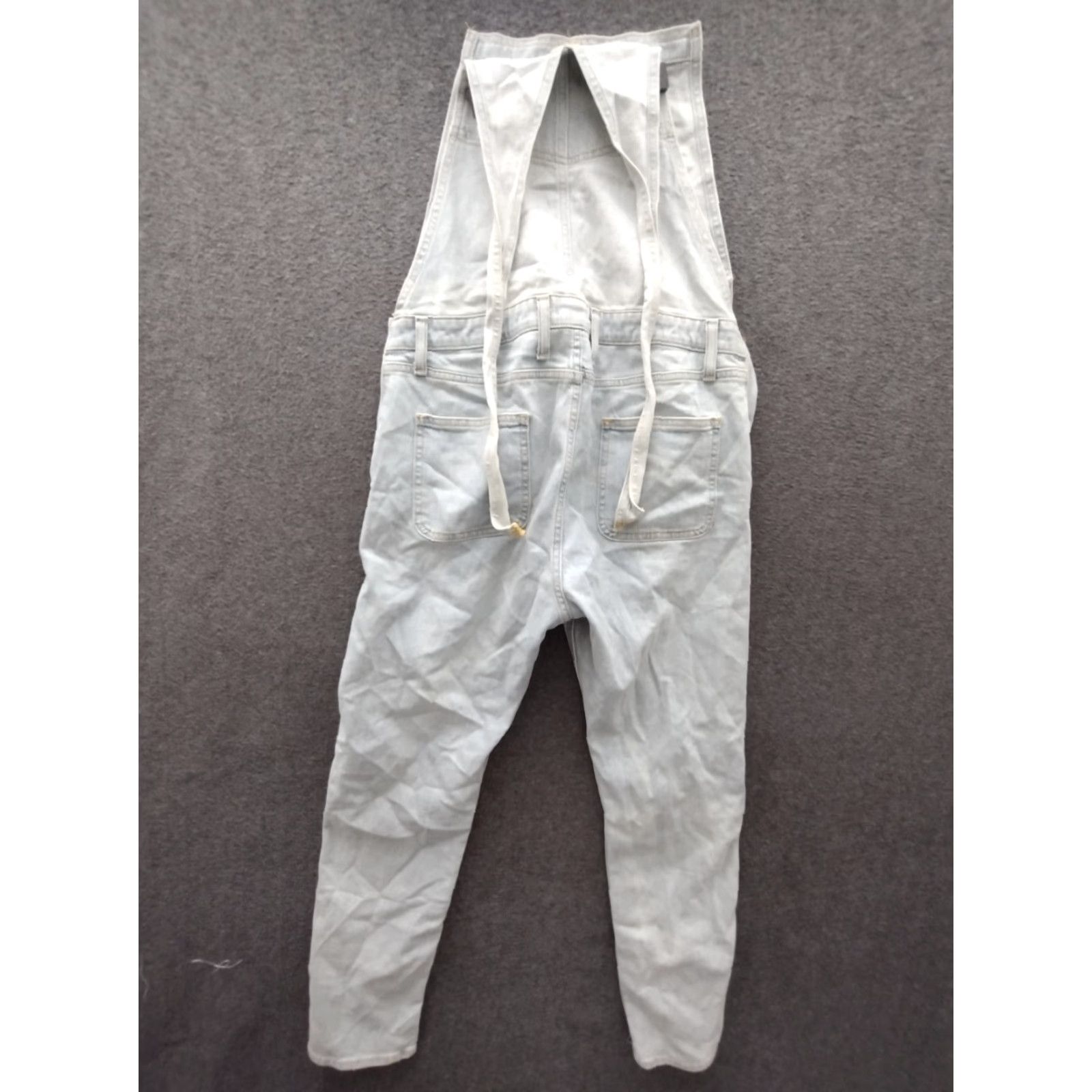 Vintage VINTAGE Unbranded Overalls Jumpsuit Women's Blue White 70s Hippy 32x28 Casual Mens or Womens? Size 24" / US 00 / IT 34 - 2 Thumbnail